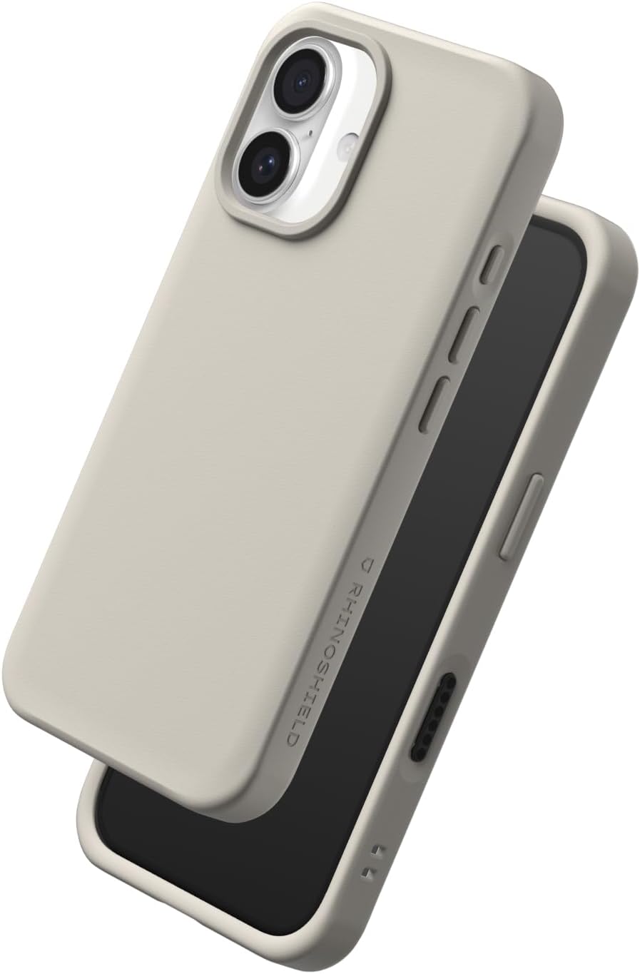 Rhinoshield SolidX - Cover Protettiva per iPhone 16, Shell Beige - immagine 1