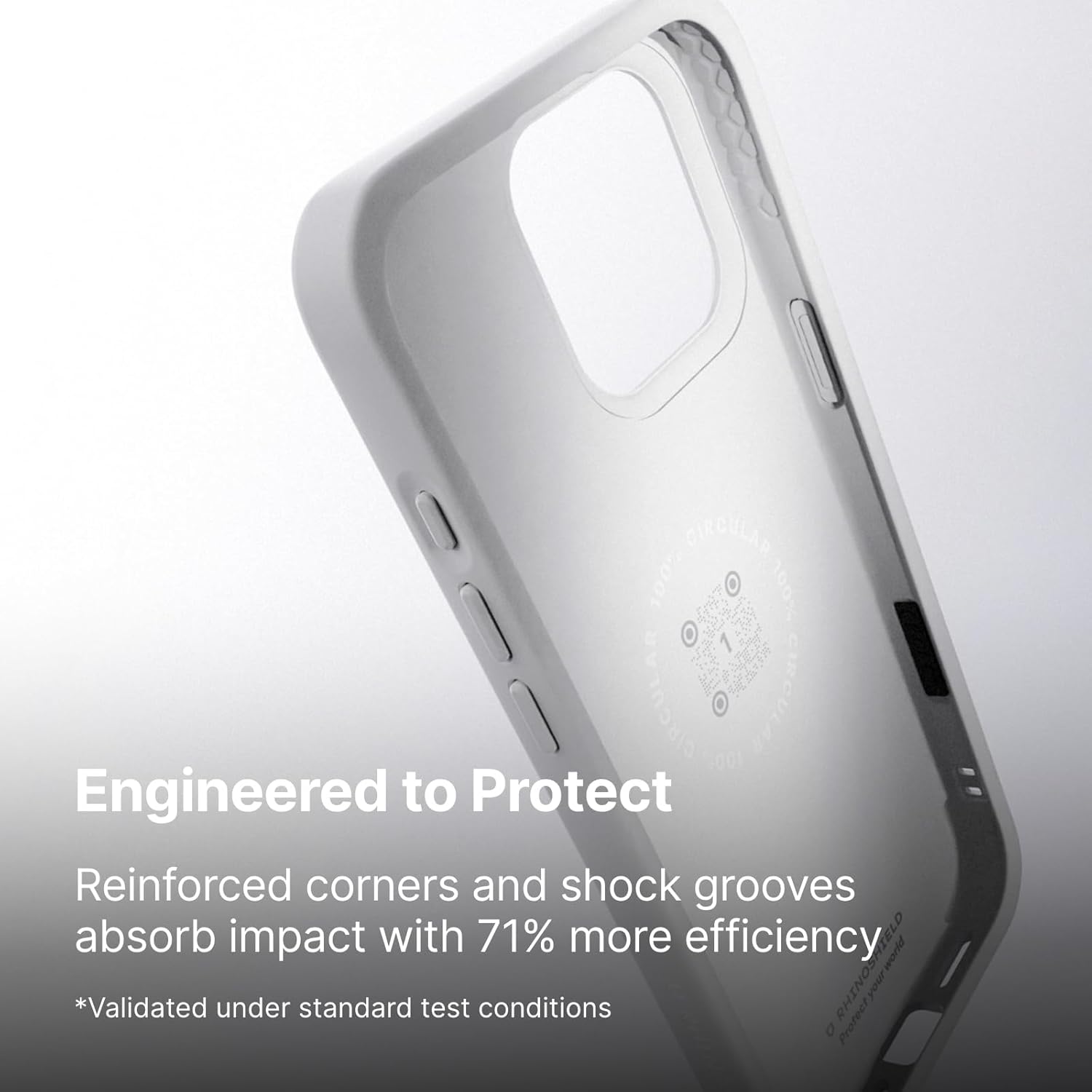 Rhinoshield SolidX - Cover Protettiva per iPhone 16, Shell Beige - immagine 2