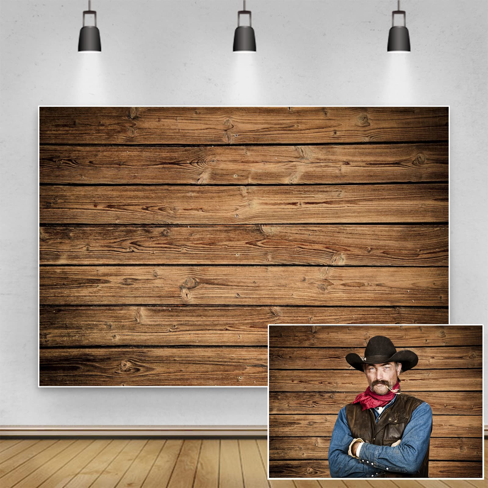 Renaiss Fondale in Legno Rustico 3.5x2.5m