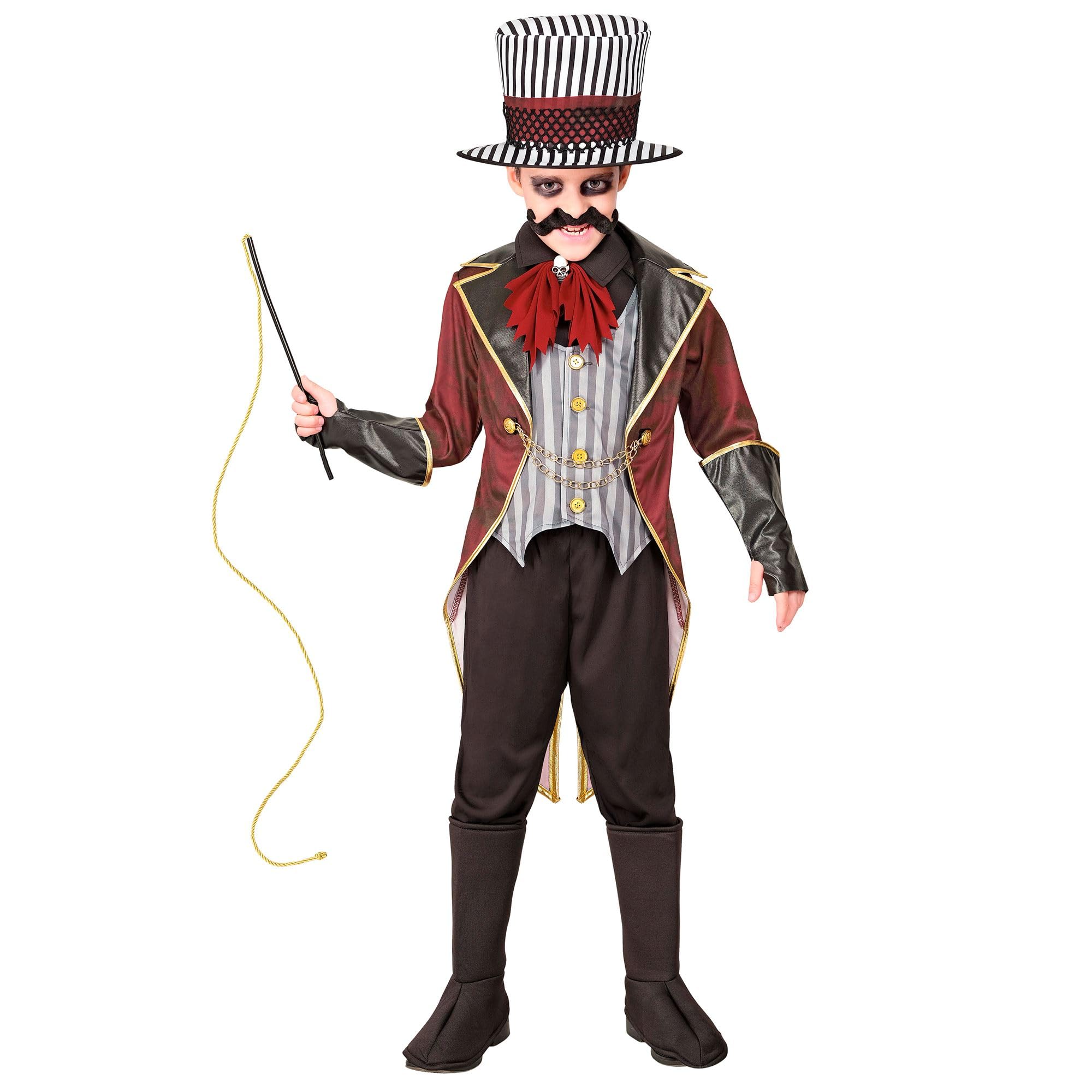 W WIDMANN MILANO Party Fashion - Costume per bambini Direttore di circo cattivo, domatore, showman, travestimento per Halloween