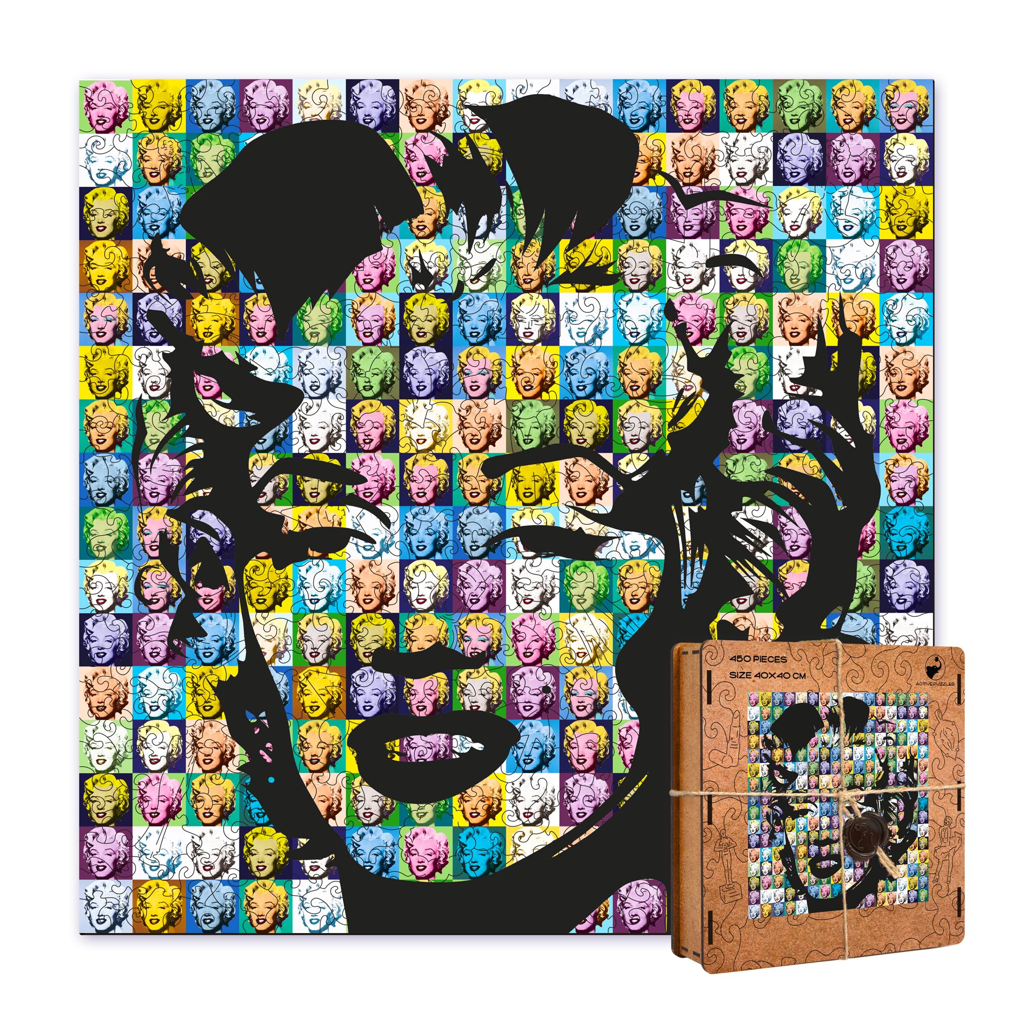 Puzzle in Legno per Adulti - Marilyn Monroe 40x40cm