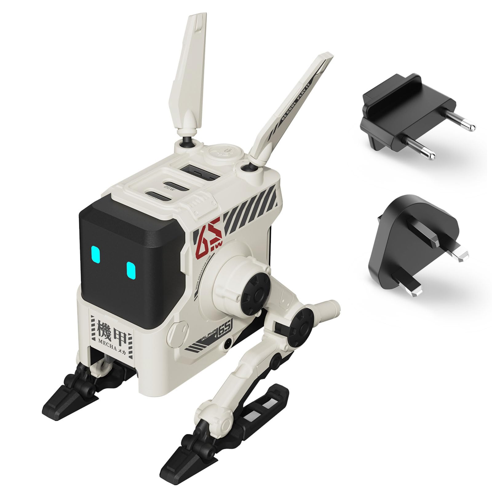 GravaStar Alpha65 65W GaN Fast Charger War Damaged Version White