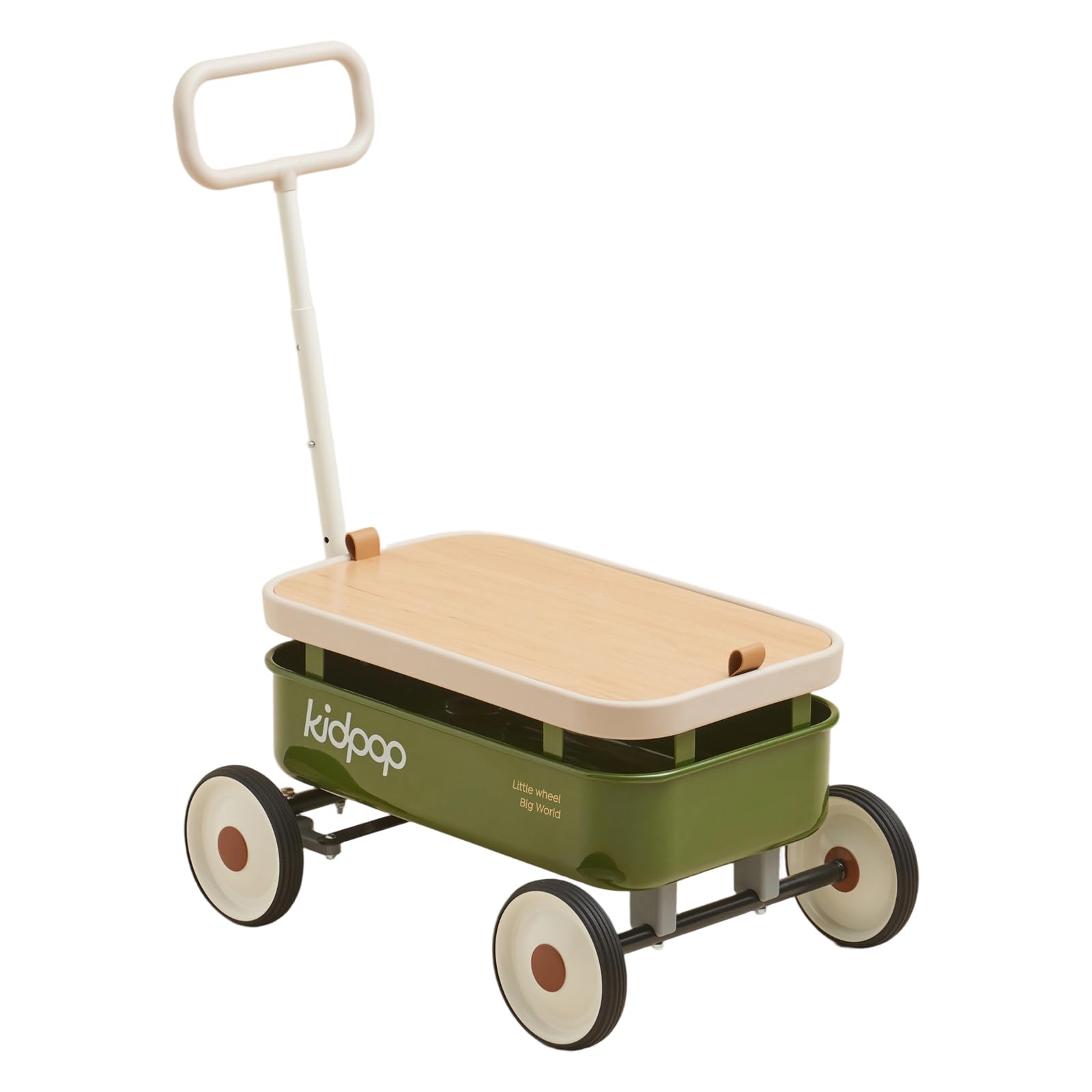 kidpop PULA-Wild 3 in 1 - Carrello a Mano per Bambini