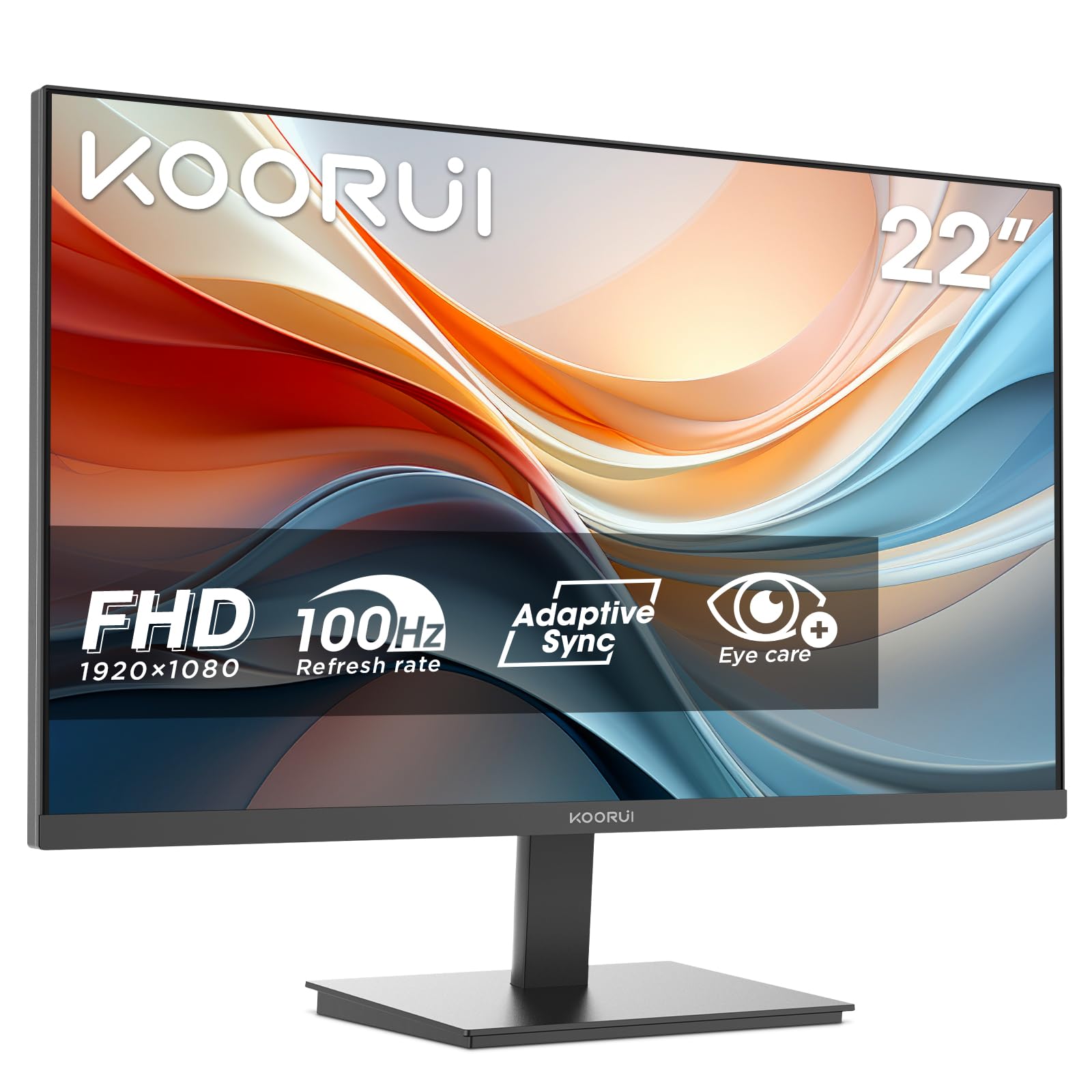 Koorui E2212F Monitor PC 22" Full HD VA 100HZ