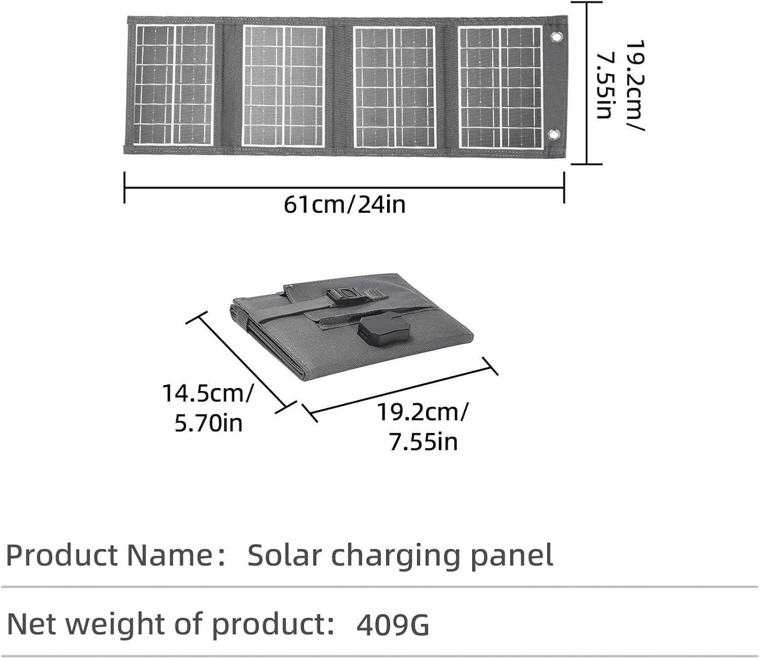 Pannello Solare Portatile Pieghevole 30W - immagine 7