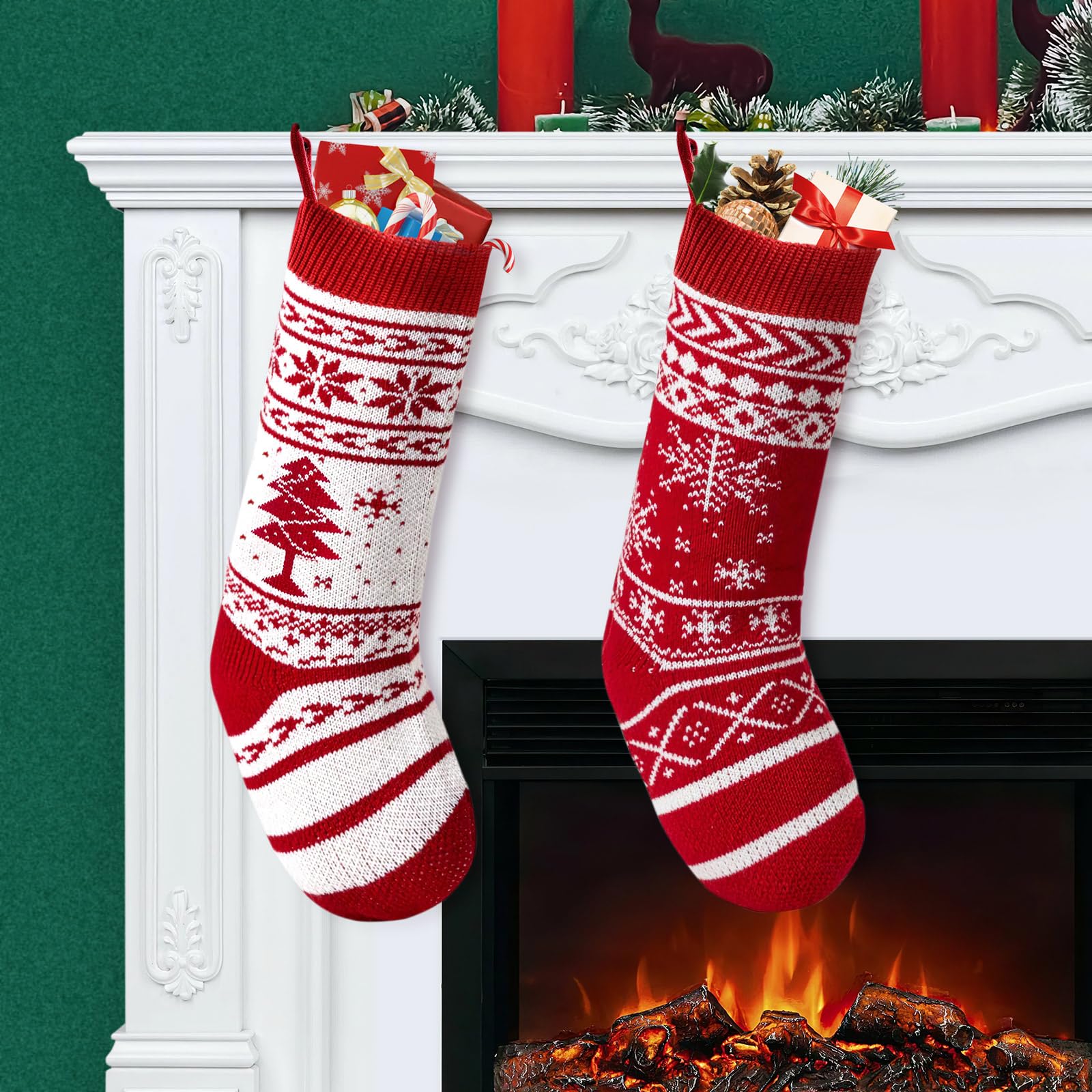 Calze Natalizie da Appendere Set - Addobbi Casa