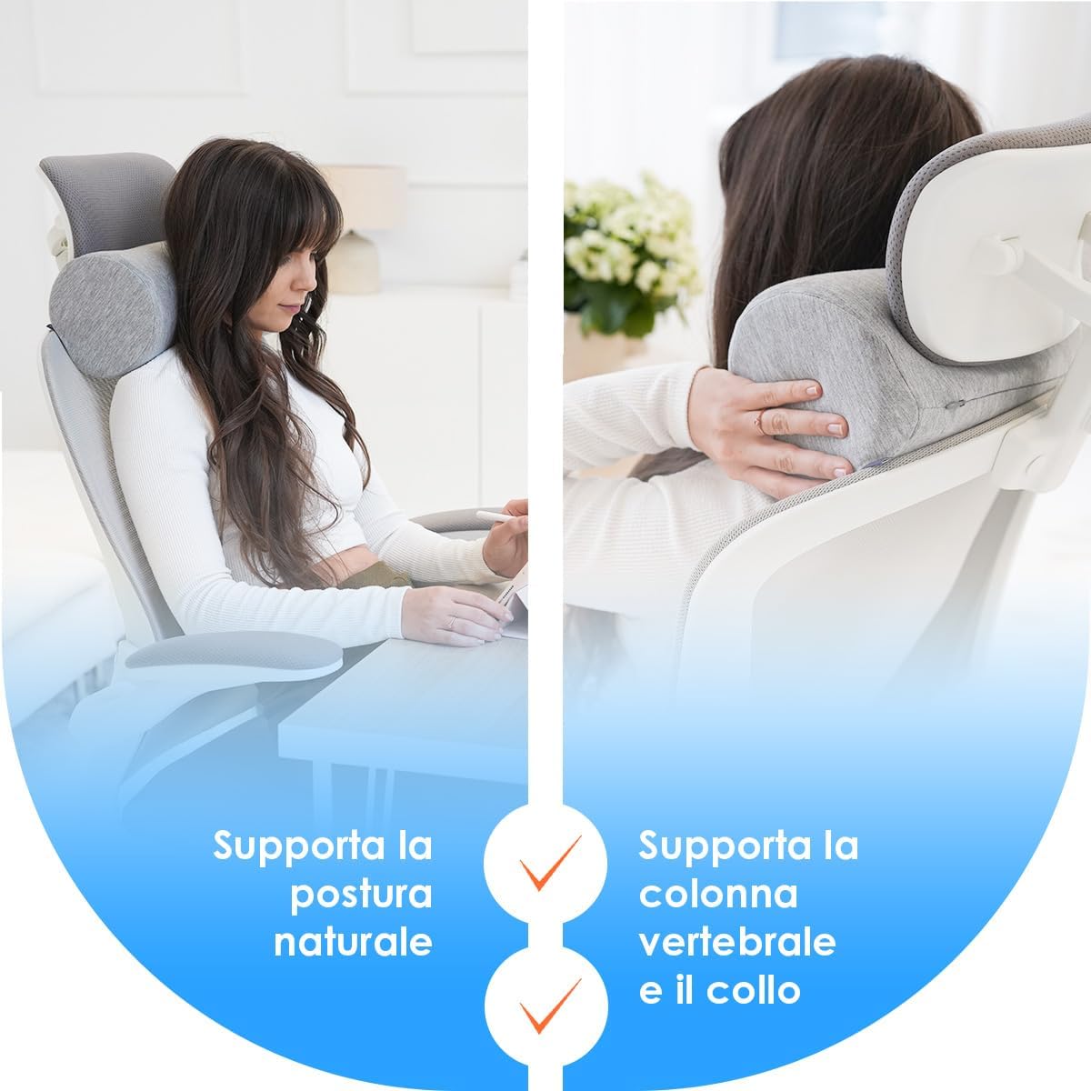 Dynmc You Cuscino Lungo Imbottito Memory Foam - immagine 6