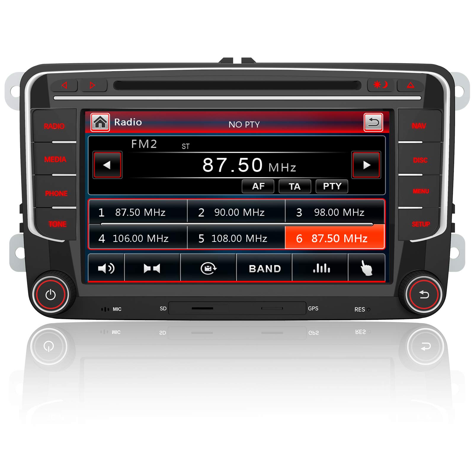 Awesafe Autoradio 2 Din WinCE 6.0 per VW Golf 5 6 Polo