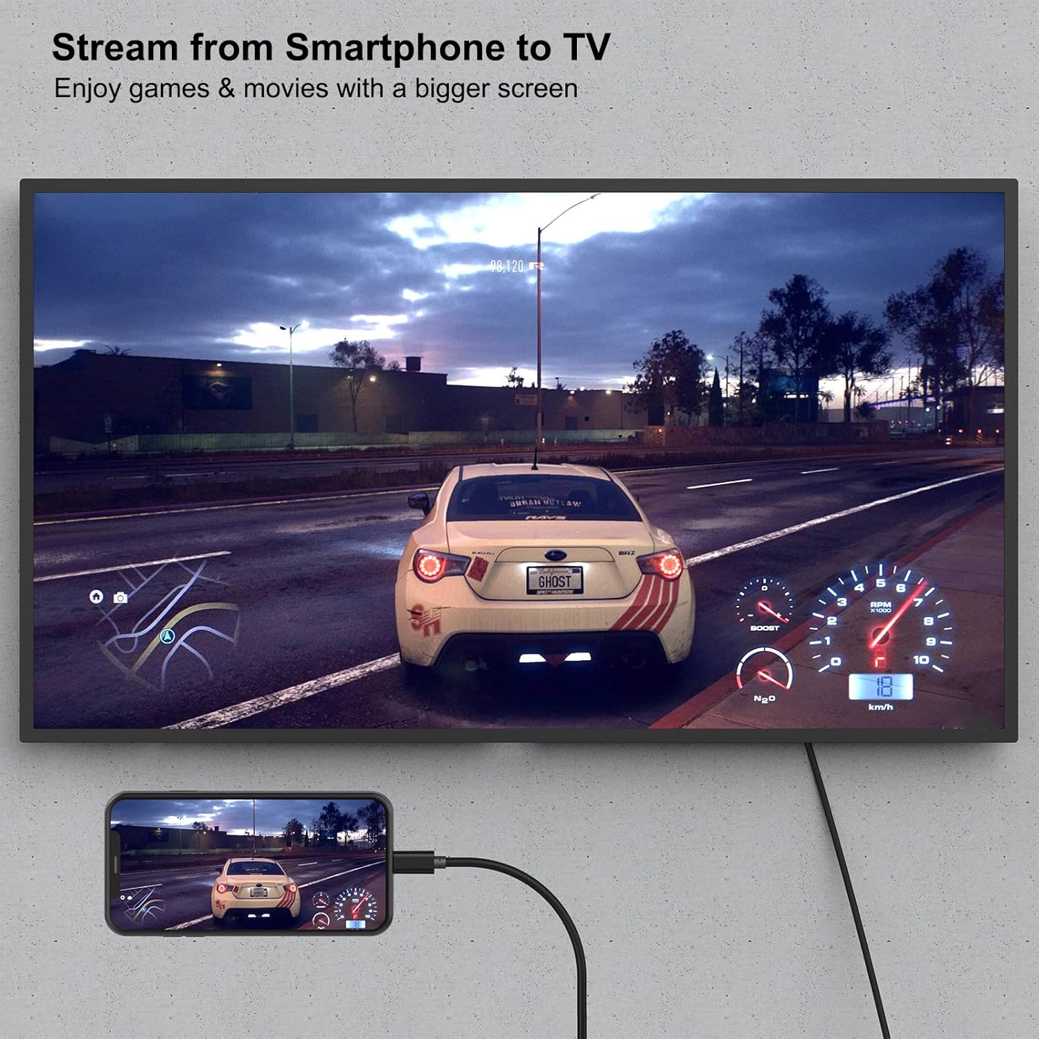 Benfei Cavo USB C a HDMI 4K 1,8m (5 Pezzi) - immagine 3