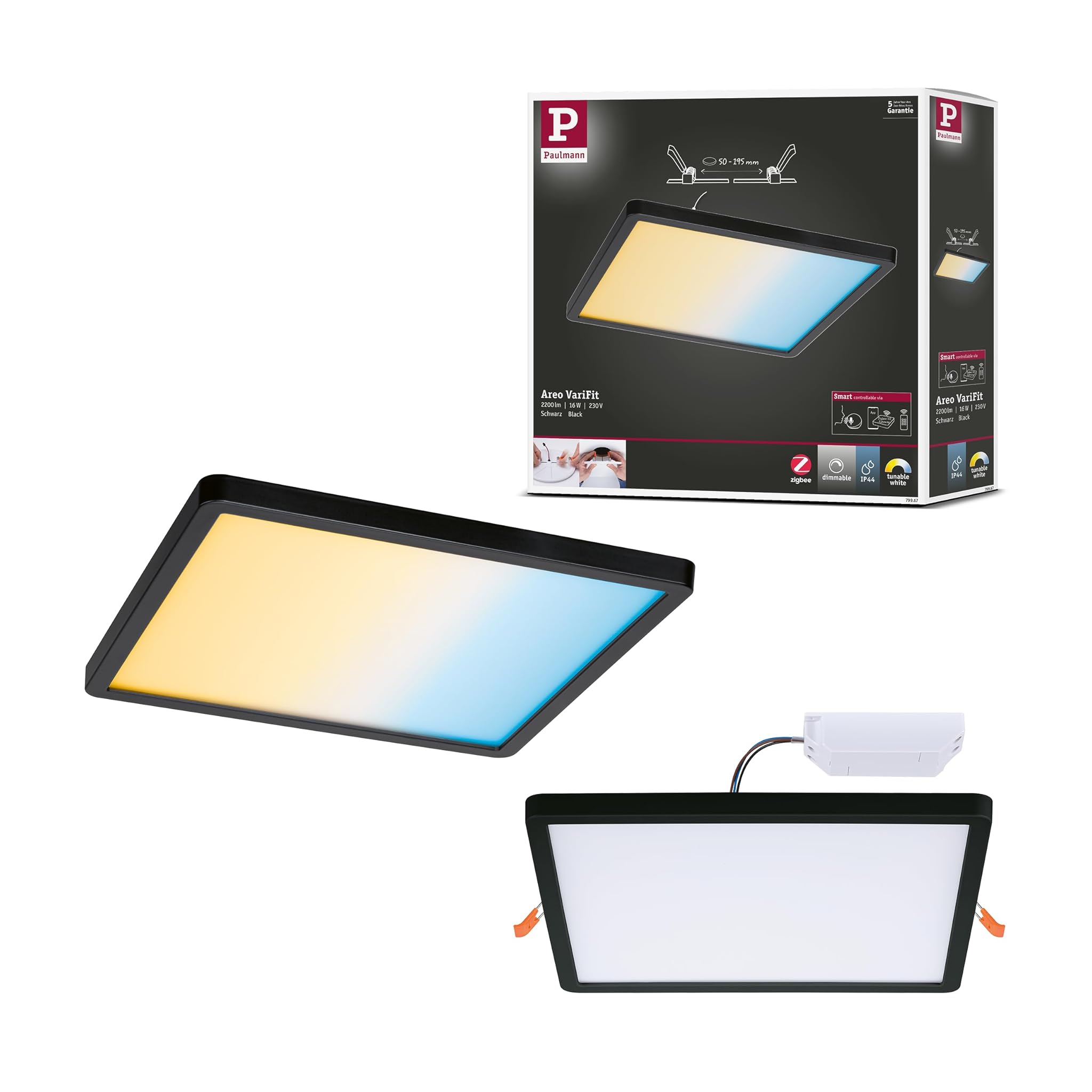 Paulmann 79967 Pannello LED a Incasso Areo IP44