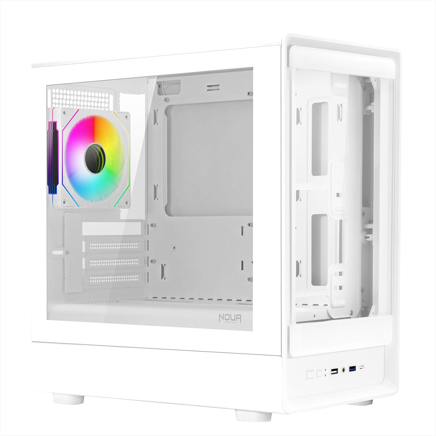Noua Nexus PH100 - Case Gaming MicroATX Bianco - immagine 1