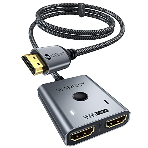 Warrky Switch HDMI 4K@60Hz - Sdoppiatore Bidirezionale