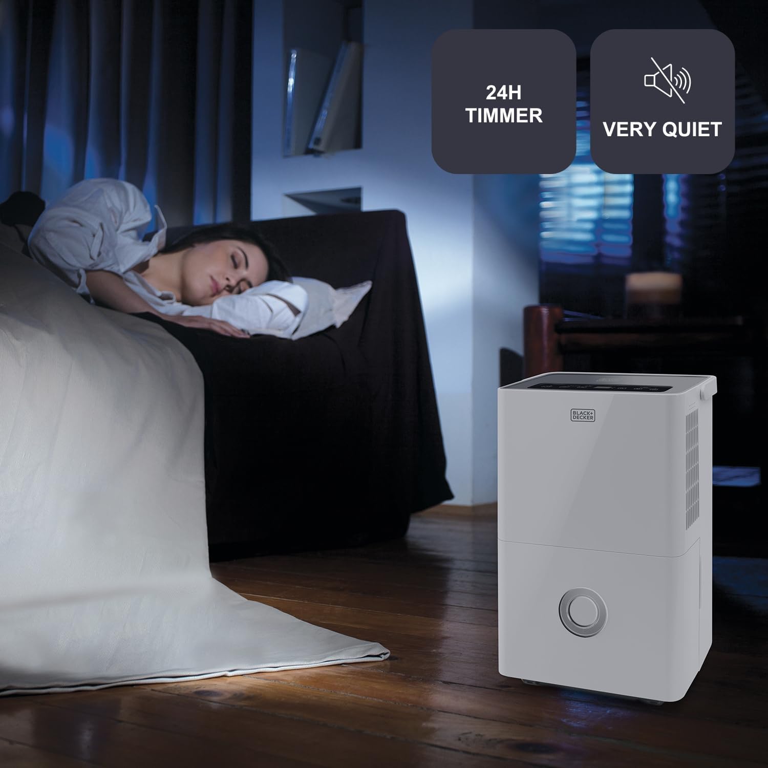 Black+decker BXDH20E - Deumidificatore e Purificatore 20L - immagine 4