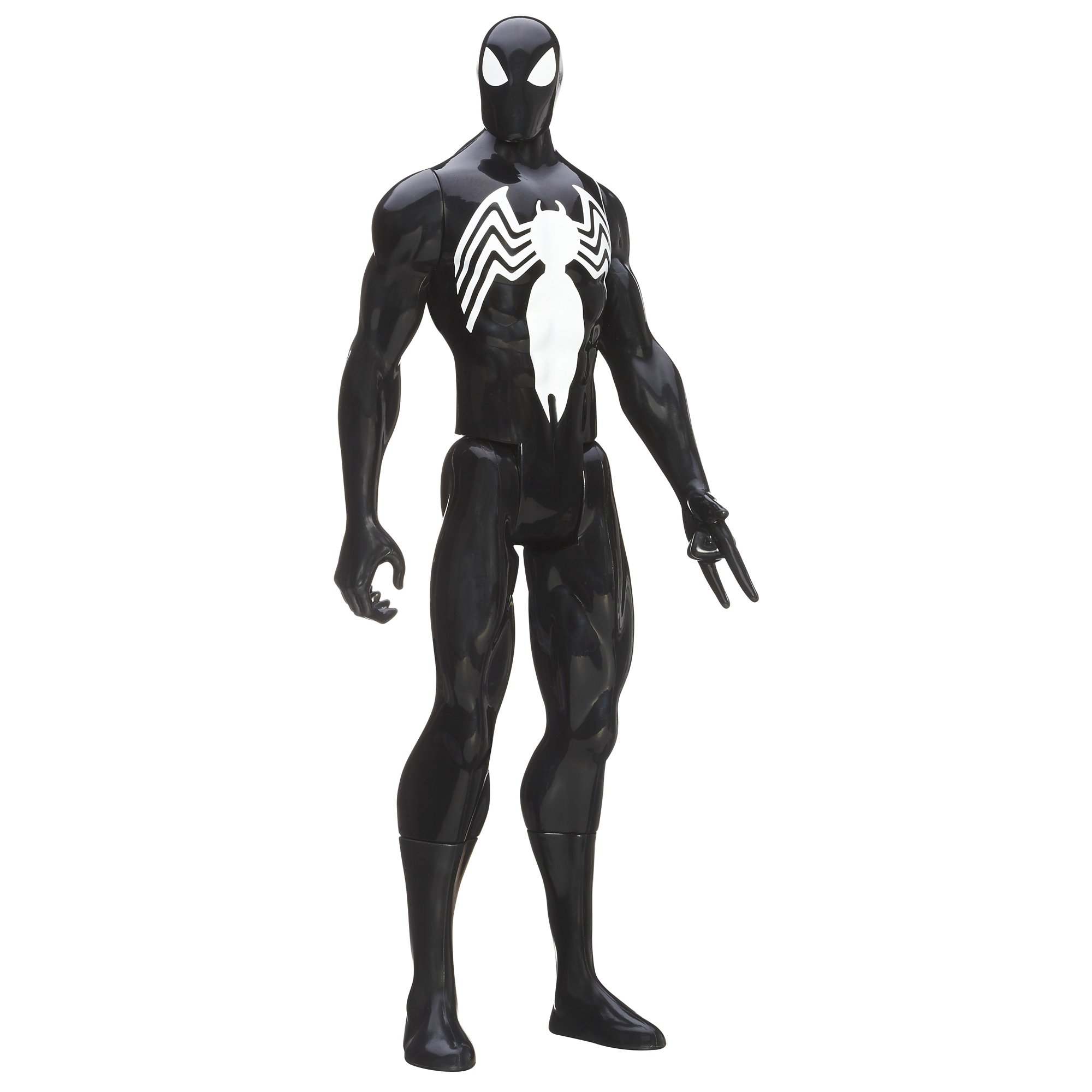 Spider-Man Marvel Ultimate Titan Hero Series Black Suit Figure - 12 Inch
