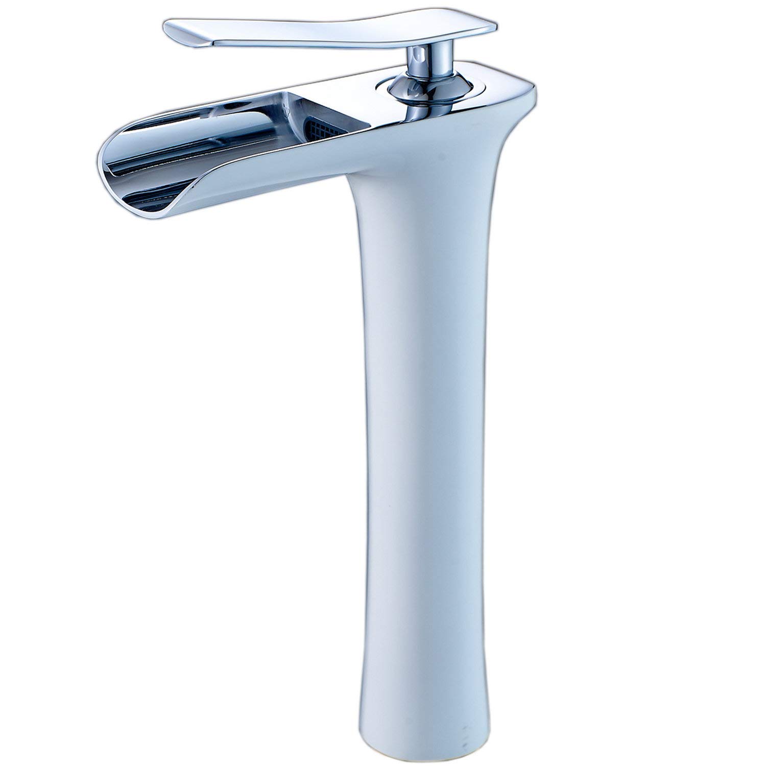 Beelee BL9009WH - Rubinetto Lavabo Monocomando Cascata