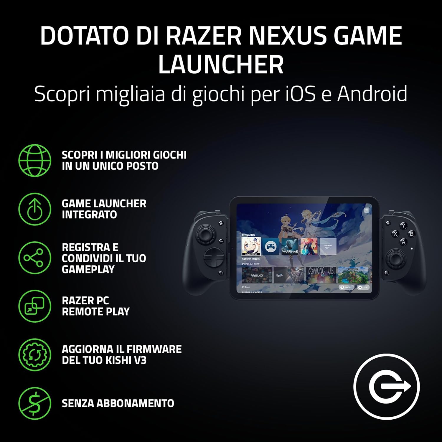 Razer Kishi V3 Pro - Controller Gaming USB-C - immagine 8