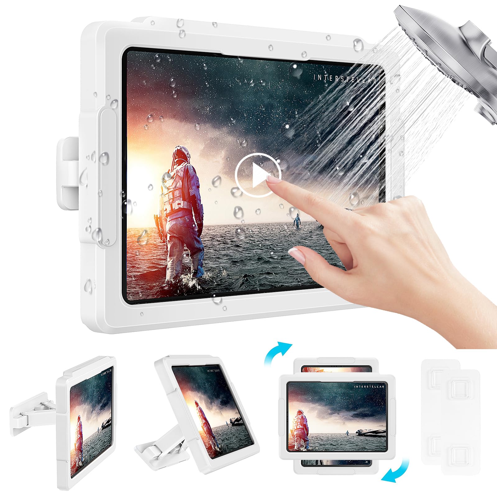 Moko Supporto Tablet da Doccia Impermeabile 11"