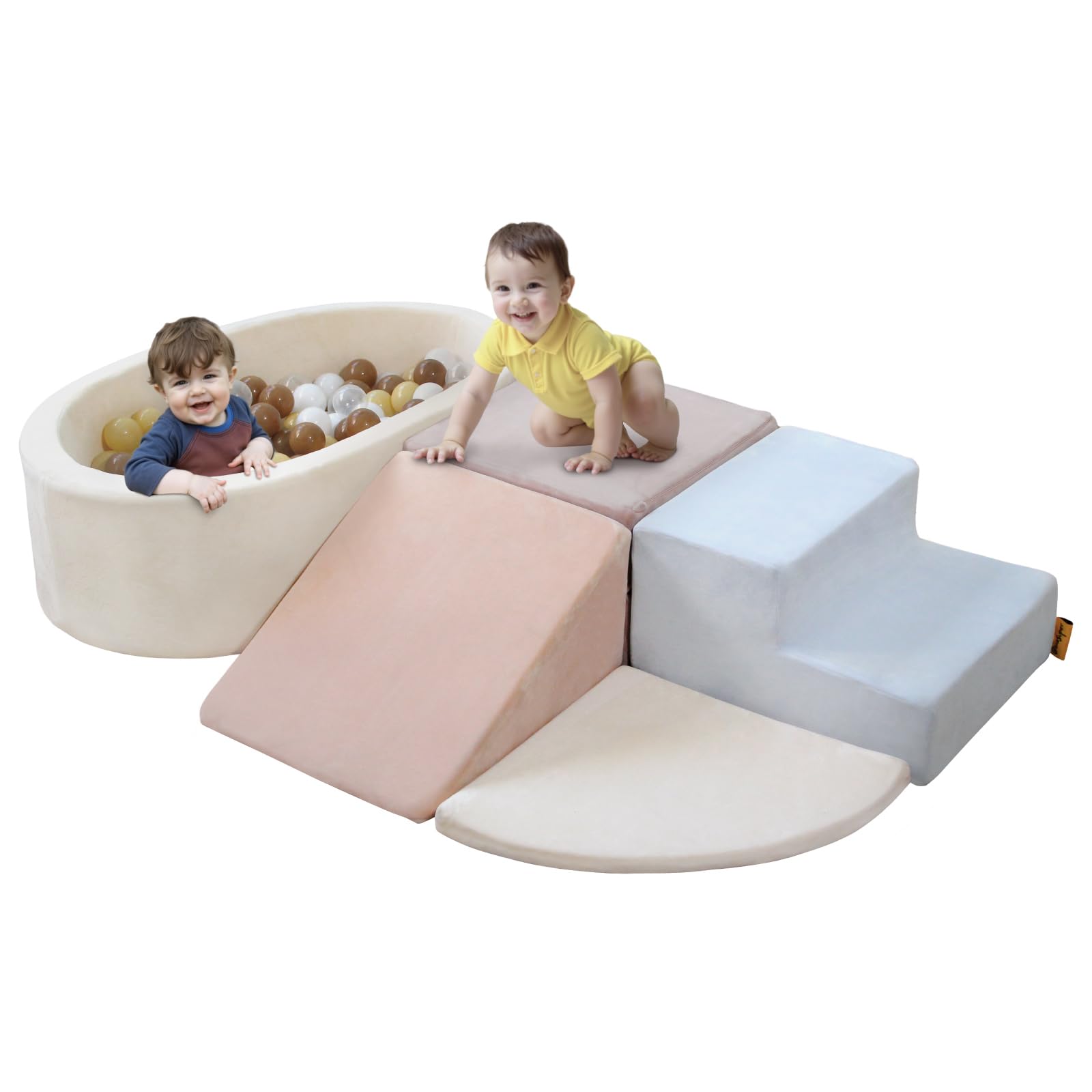 BanaSuper Blocchi Schiuma per Bambini con Piscina di Palline