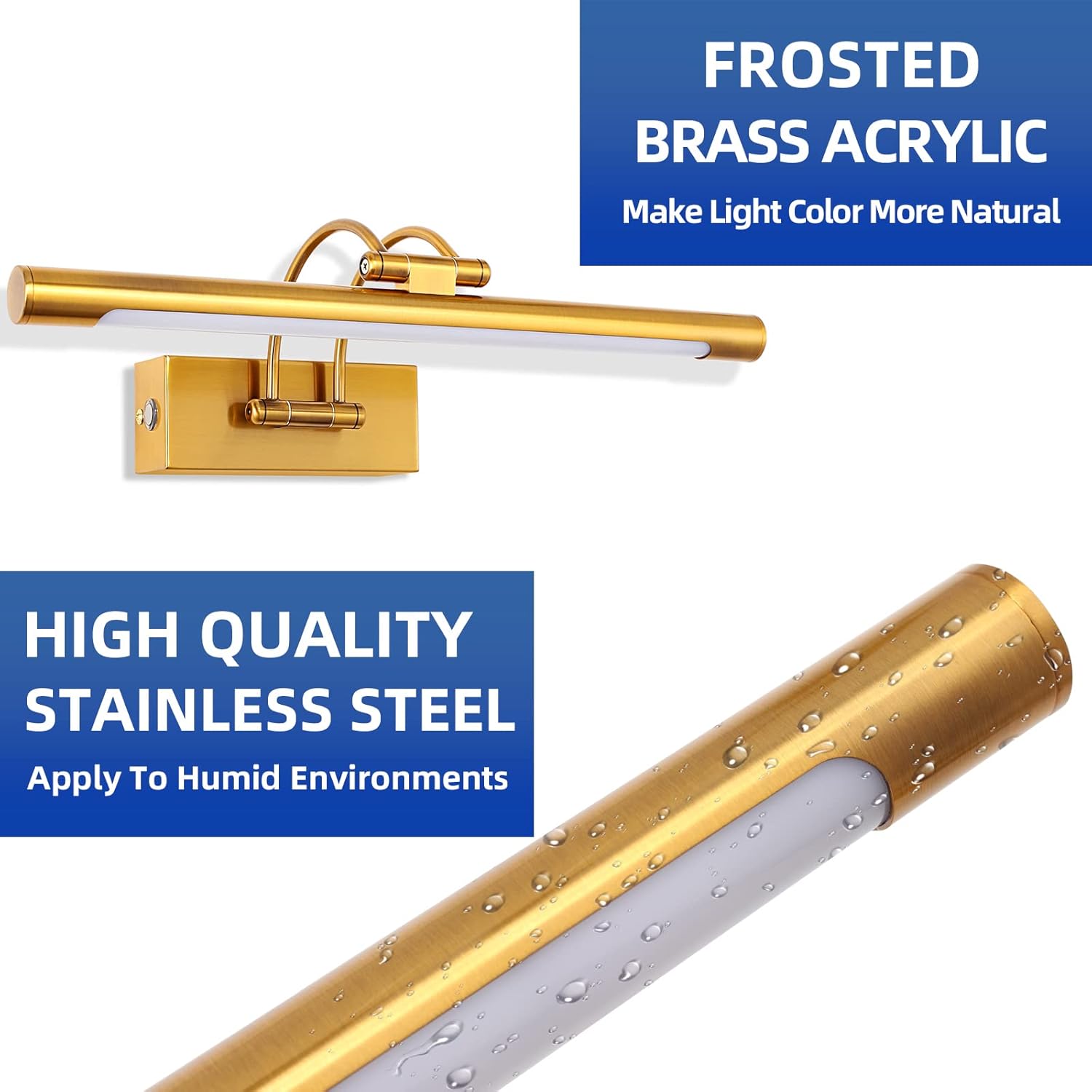 Tyhogar LED Specchio Bagno 40cm 10W - immagine 6