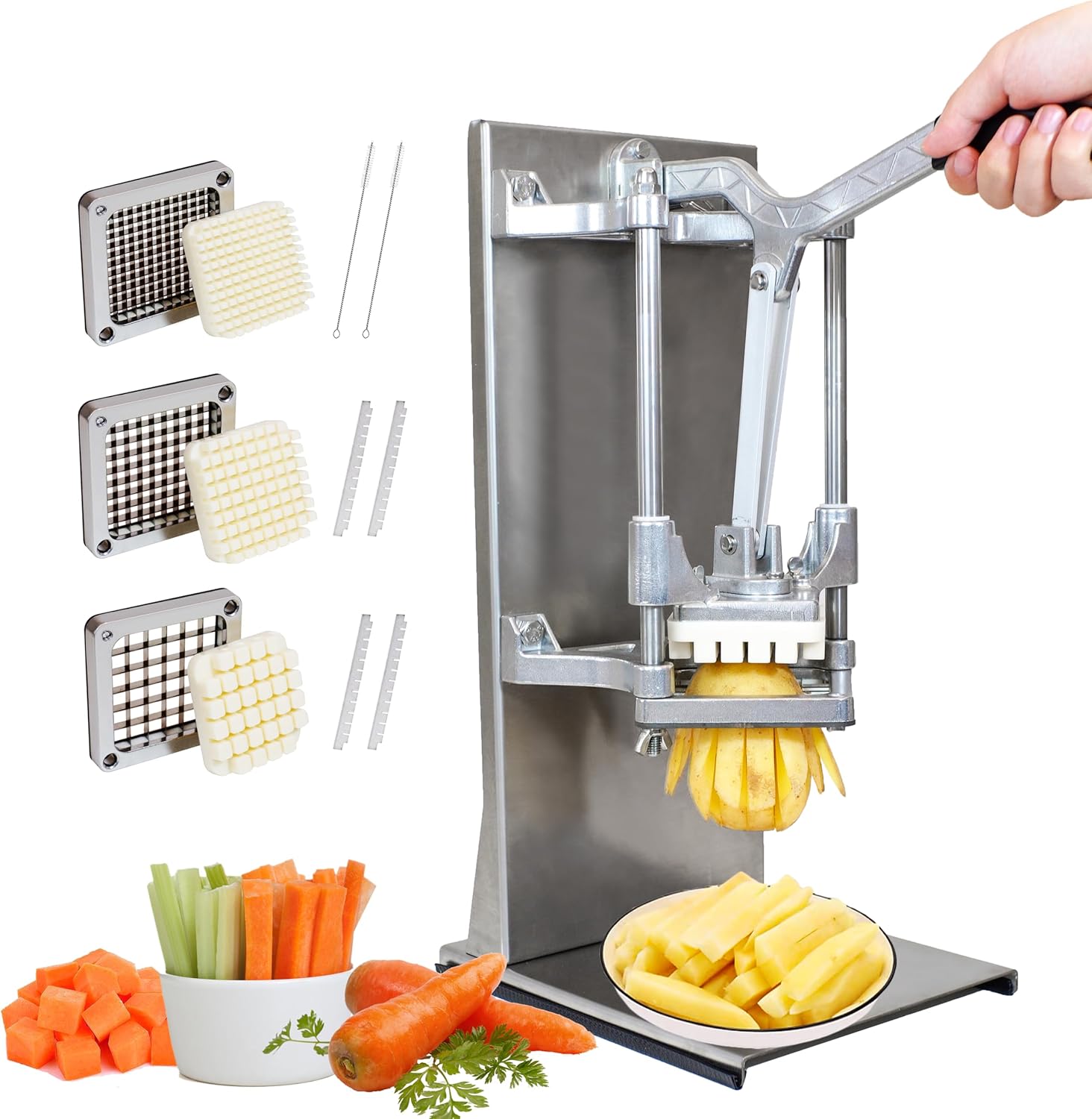 Anatole Tagliapatate Professionale Verticale Acciaio Inox - immagine 1