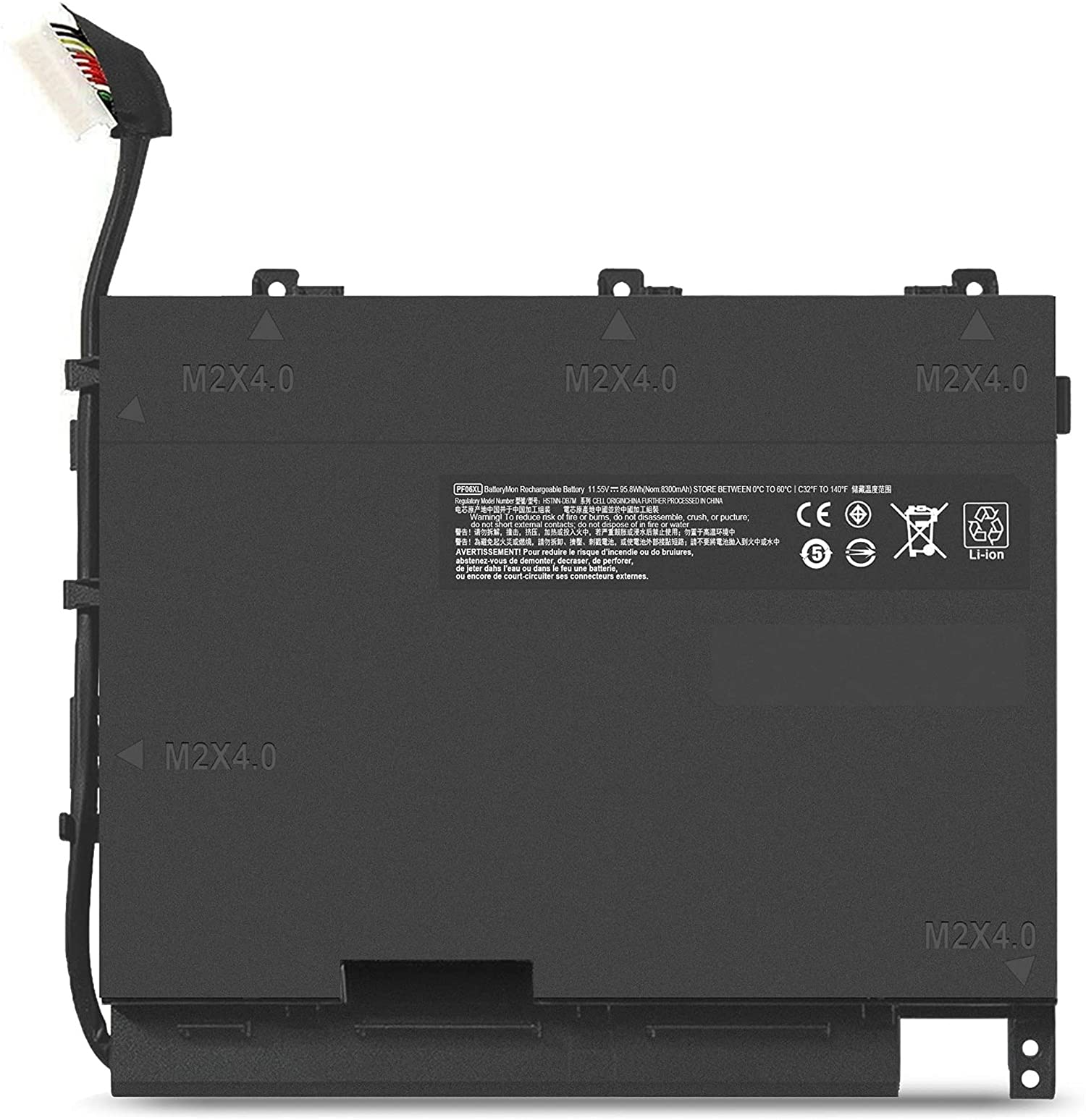 PF06XL Batteria Laptop Ricambio per HP Omen 17 (11.55V 95.8Wh)