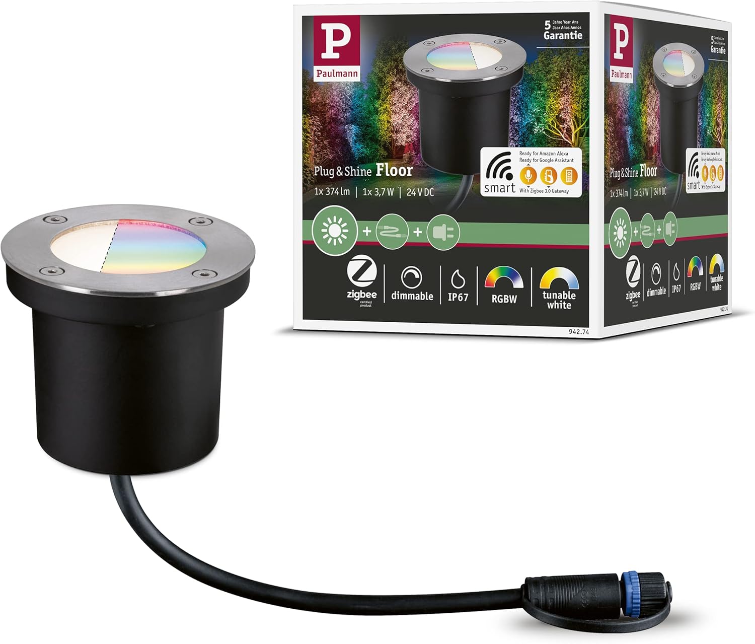 Paulmann 94274 Plug & Shine LED Apparecchio da Esterno - immagine 1