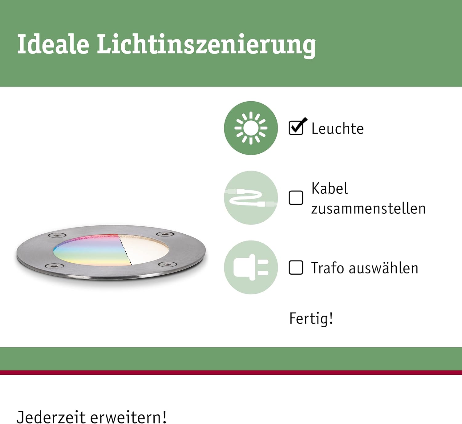 Paulmann 94274 Plug & Shine LED Apparecchio da Esterno - immagine 2