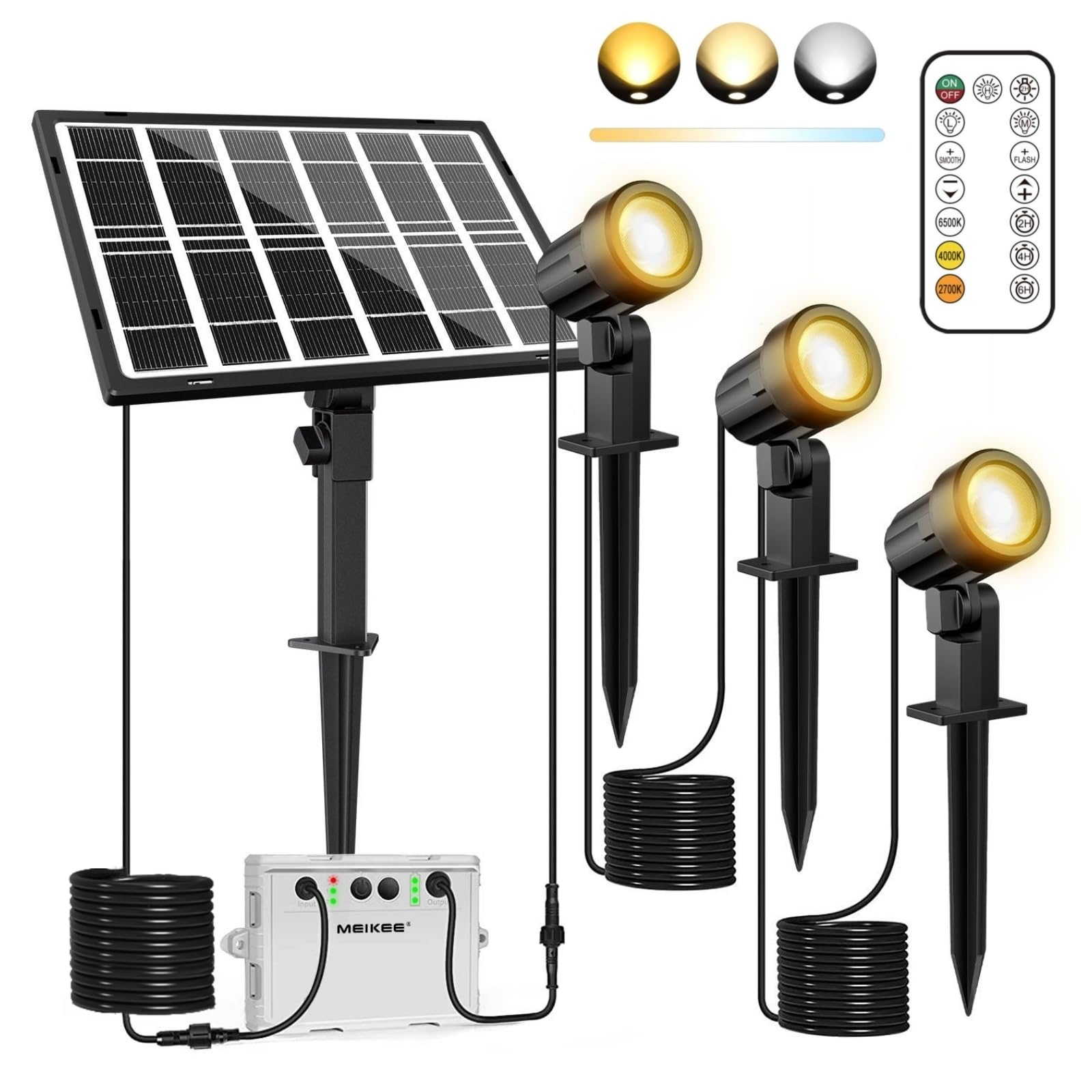 Meikee Faretti Solari Esterno 3 in 1 IP66 5000mAh