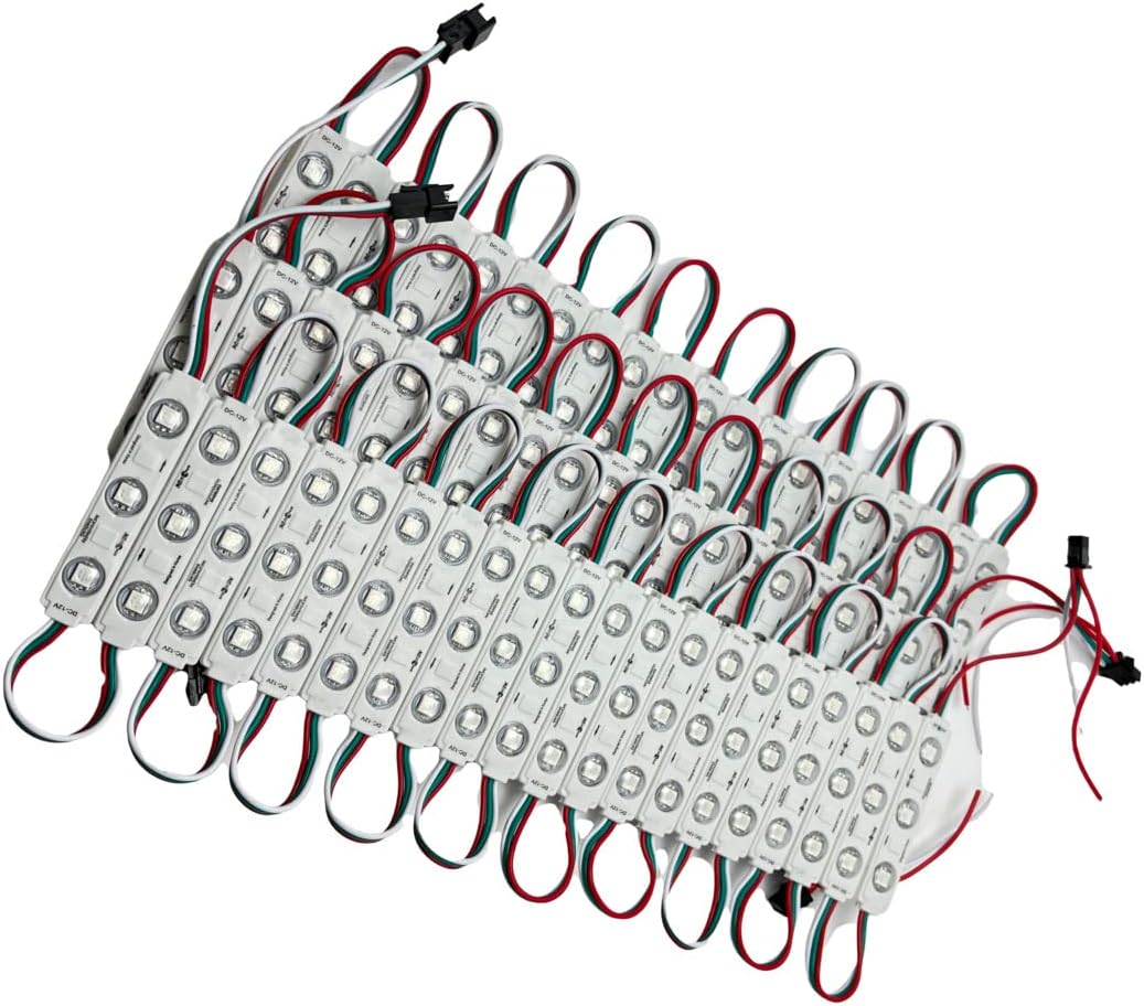 Yxhl Modulo LED RGB 5050 IC 2811 12V - immagine 1