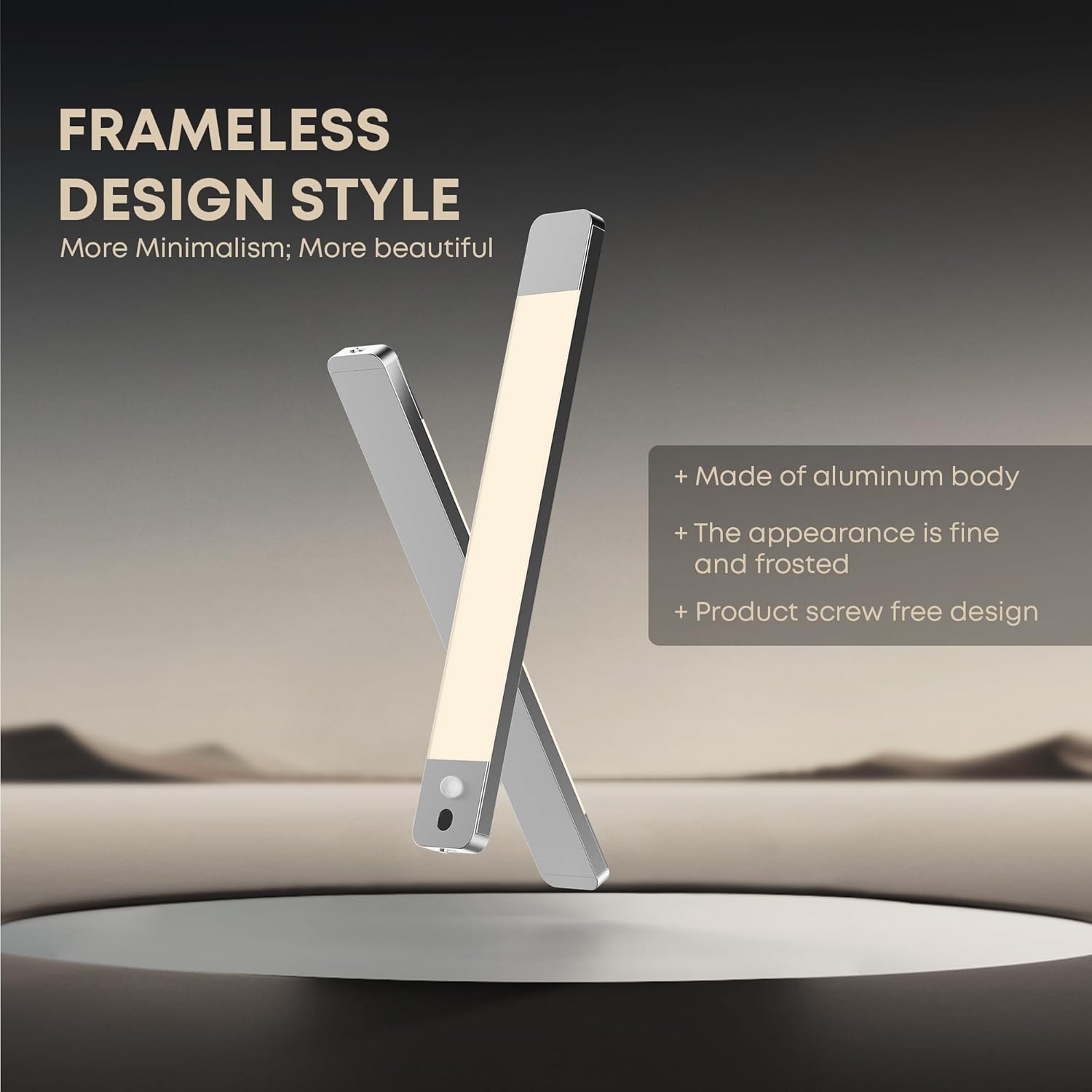 Lroltef Luce LED Sottopensile Cucina 40CM 2200mAh - immagine 5