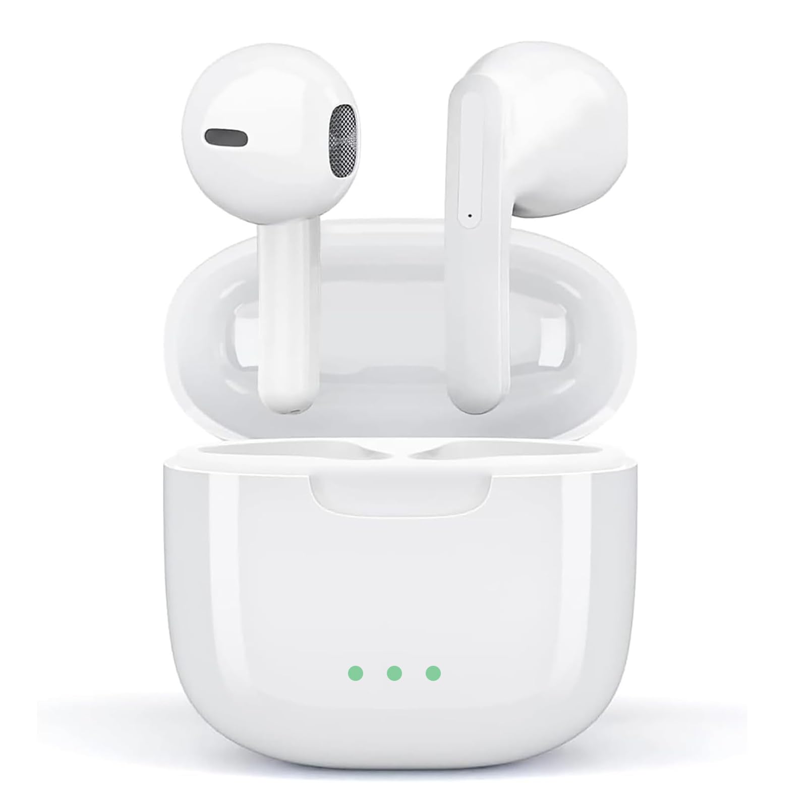 Cuffie Bluetooth, Auricolari Bluetooth 5.3 Wireless, Cuffiette In Ear con HD Cancellazione Rumore Mic, 24 Ore Stereo HiFi Immersivo, IP8 Controlli Tattili Cuffie Senza Fili per Phone/Galaxy/Android