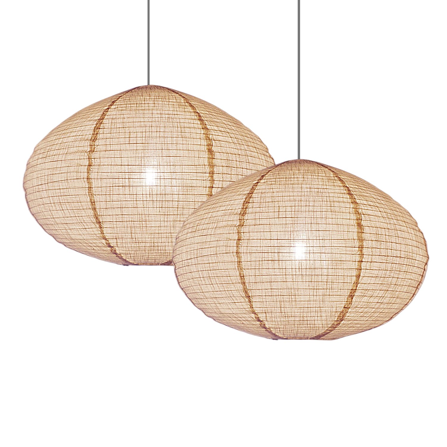 Lampenschirm Boho Leinen 50CM (2 pz)