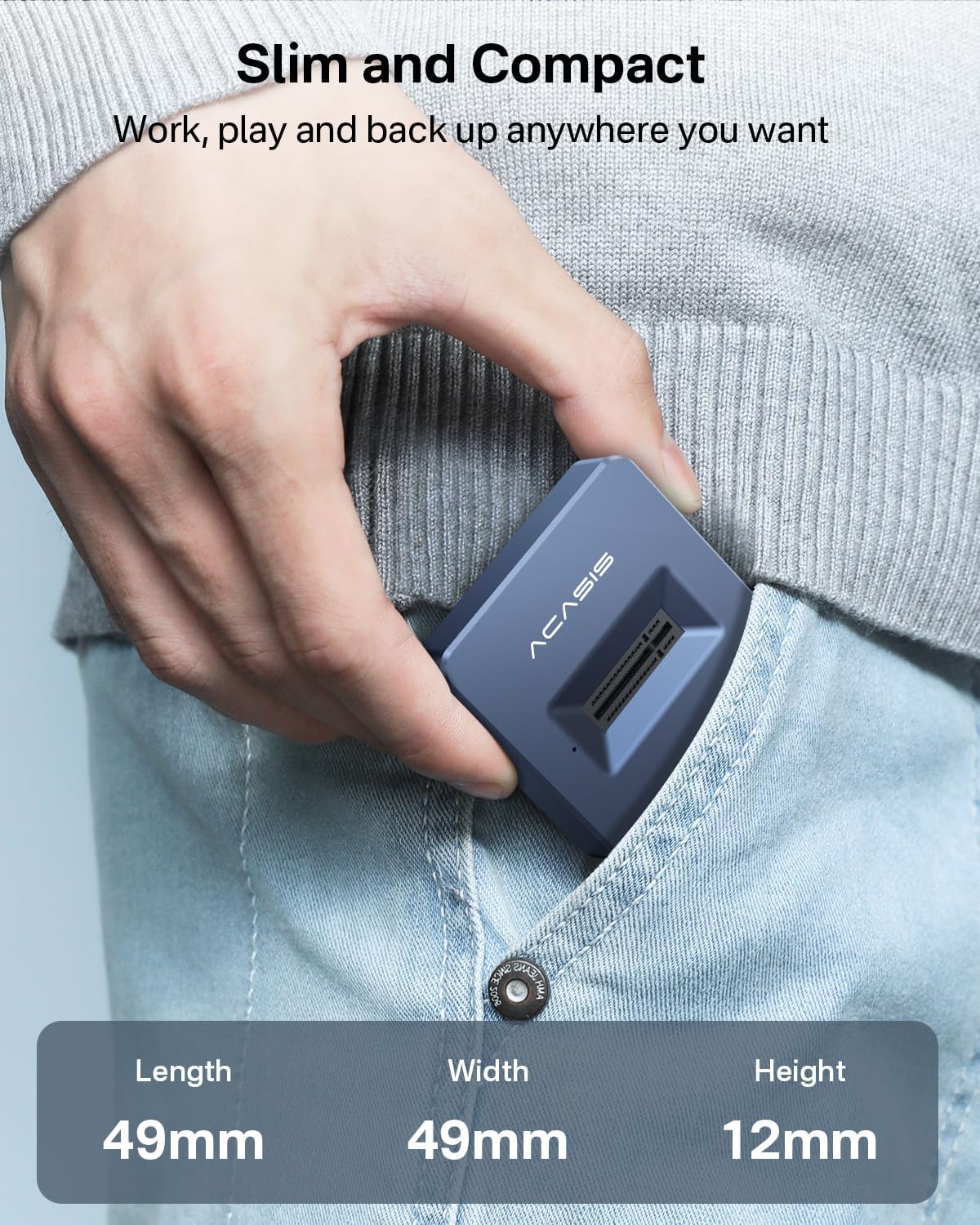 ACASIS Lettore NVME SSD Adattatore 10Gbps - immagine 7