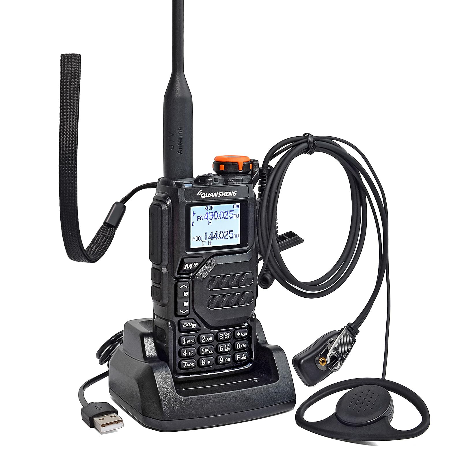Hys Quansheng UV-K5 - Walkie Talkie VHF UHF 5W