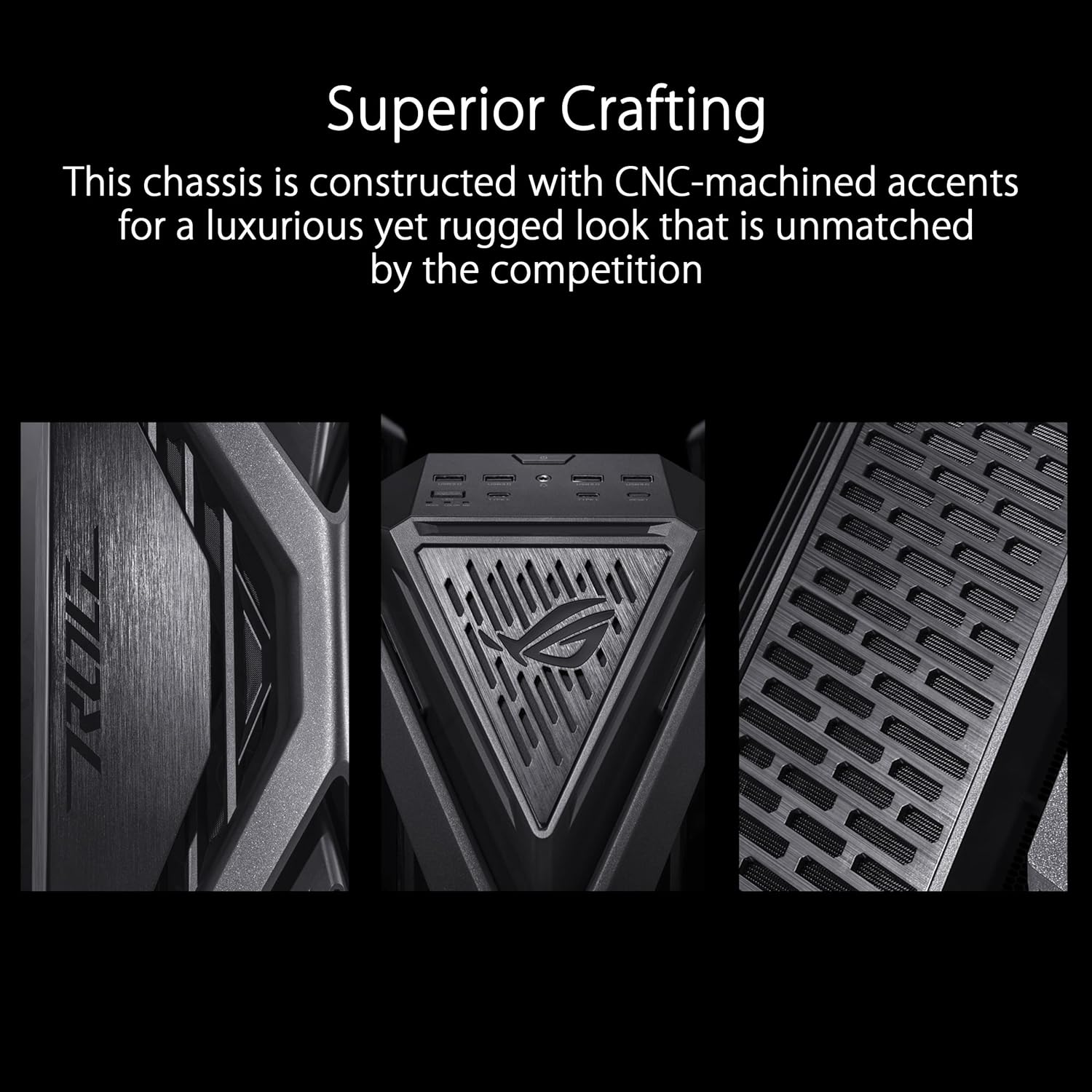 Asus ROG Hyperion GR701 - Case Gaming E-ATX Full Tower, Nero - immagine 2