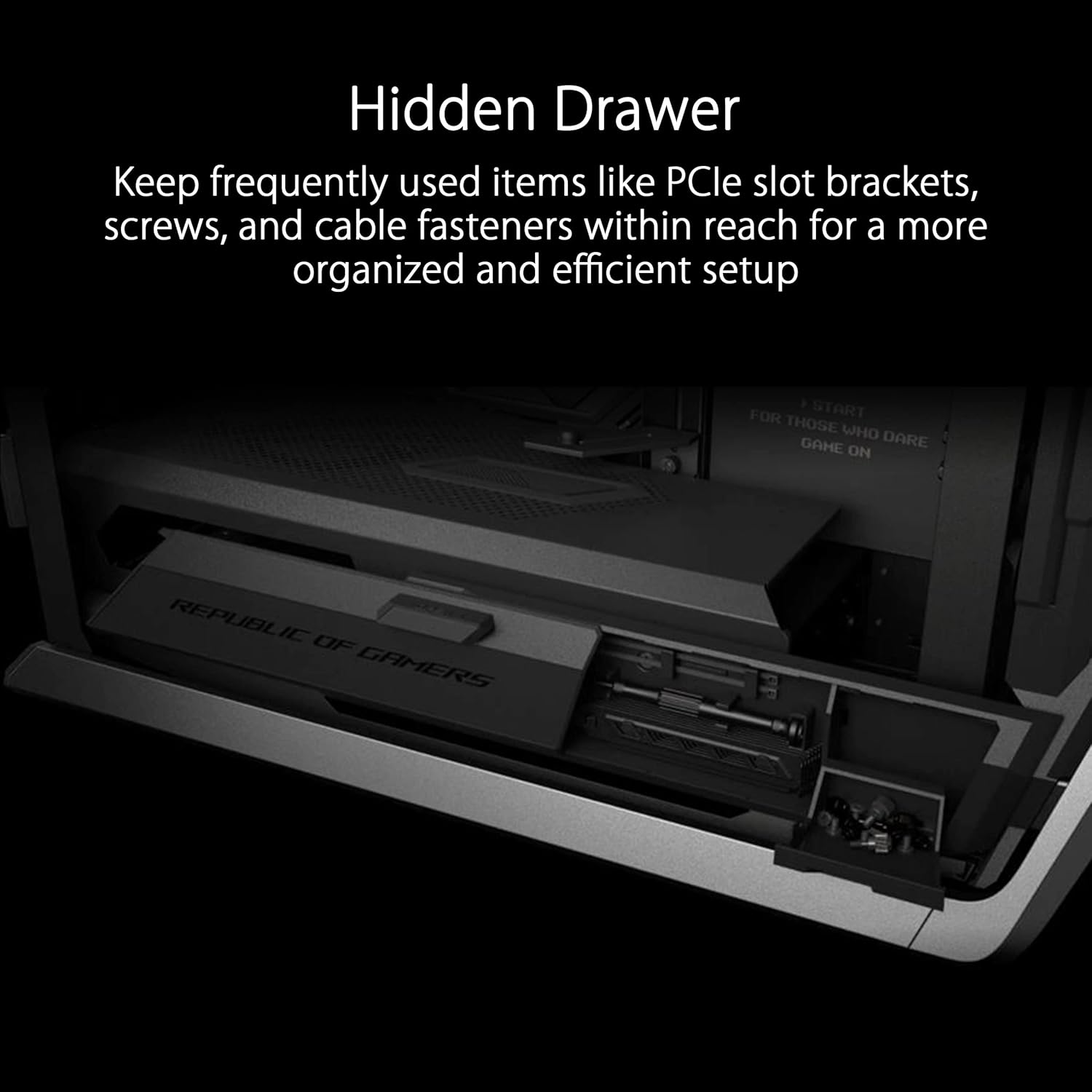 Asus ROG Hyperion GR701 - Case Gaming E-ATX Full Tower, Nero - immagine 6