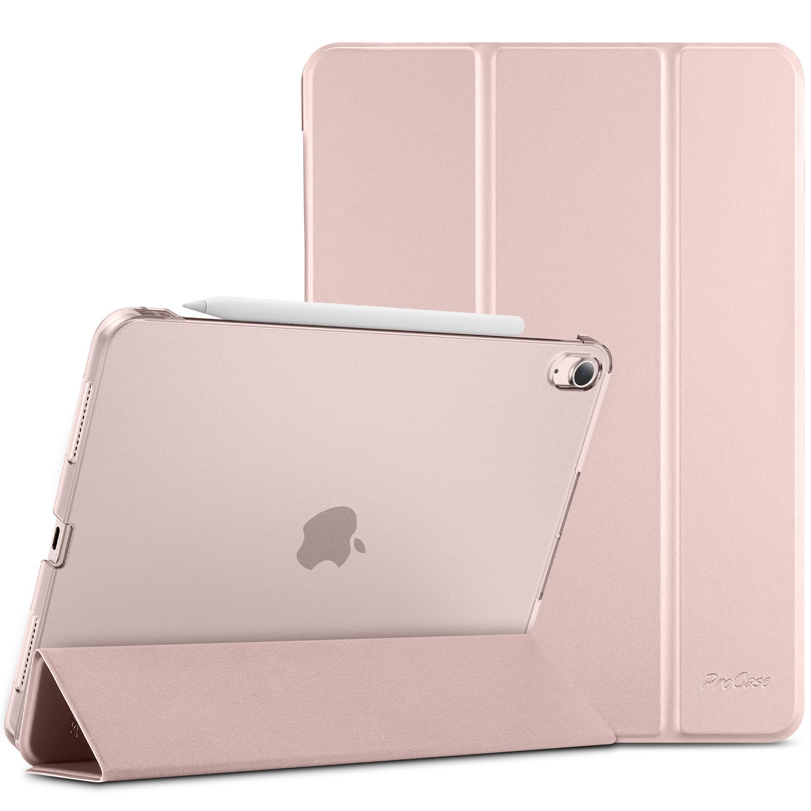 Procase Cover iPad Air 11 Pollici M3/M2/5a/4a Gen, Rosa