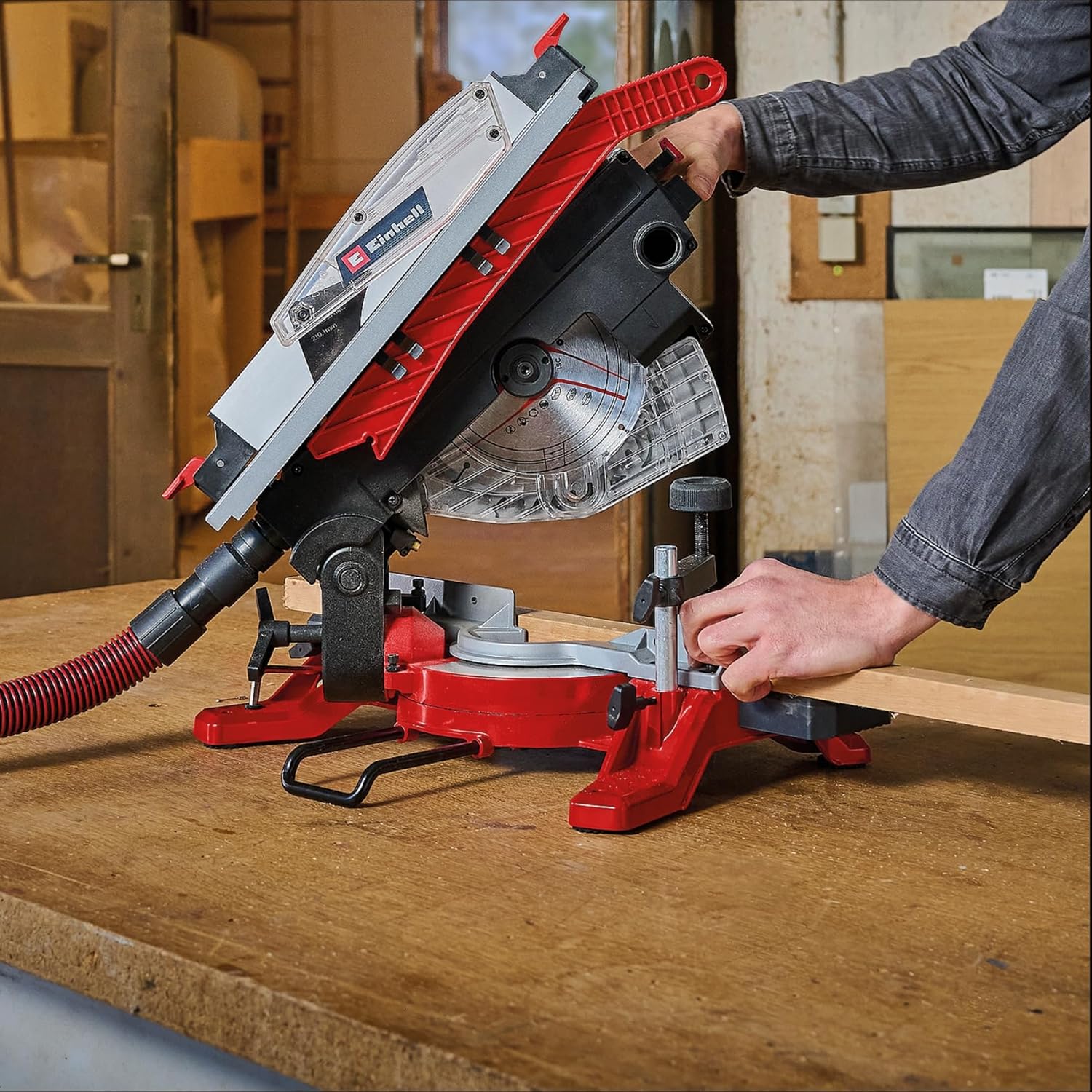 Einhell Troncatrice con Banco Superiore TE-MS 216 T - immagine 4