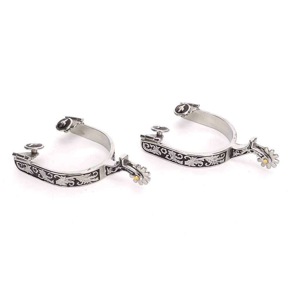 Speroni in Acciaio Inossidabile con Gear Spurs (2 Pezzi)