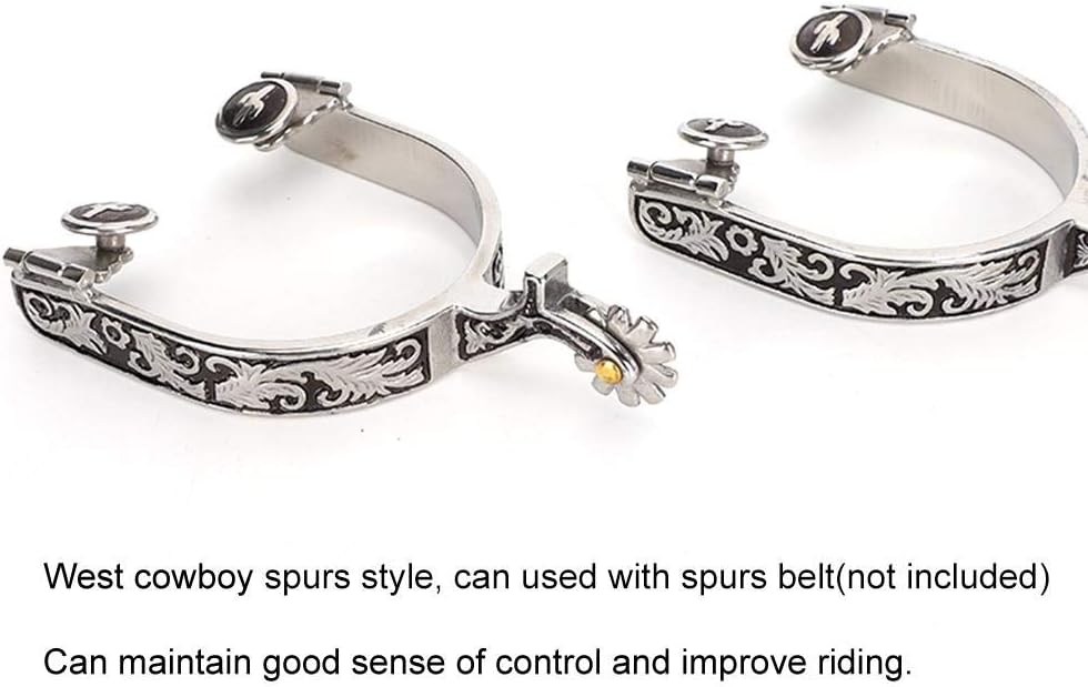 Speroni in Acciaio Inossidabile con Gear Spurs (2 Pezzi) - immagine 2