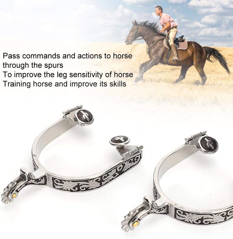 Speroni in Acciaio Inossidabile con Gear Spurs (2 Pezzi) - immagine 3