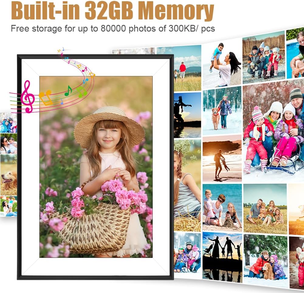 Vicloon Cornice Digitale WiFi 10.1 Pollici 32 GB - immagine 4