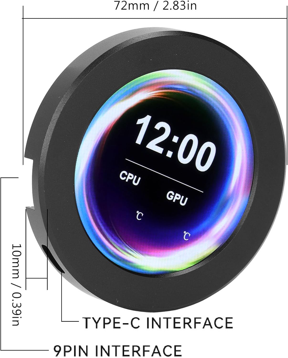 Acouto Kit Aggiornamento Display LCD CPU 2,1 Pollici - immagine 2