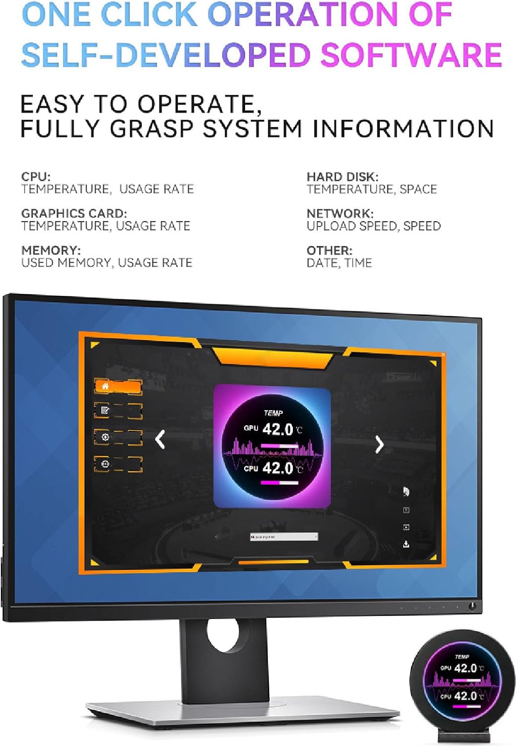 Acouto Kit Aggiornamento Display LCD CPU 2,1 Pollici - immagine 4