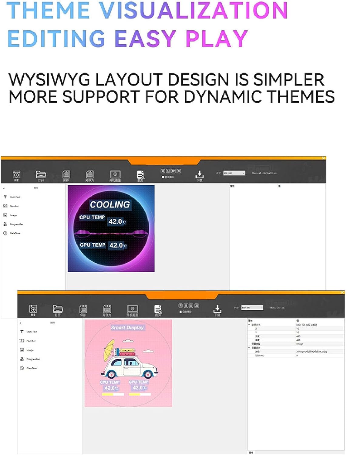 Acouto Kit Aggiornamento Display LCD CPU 2,1 Pollici - immagine 5
