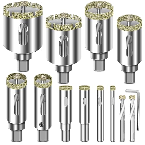 Asnomy 12Pcs Sega a Tazza Diamantata 6-35mm