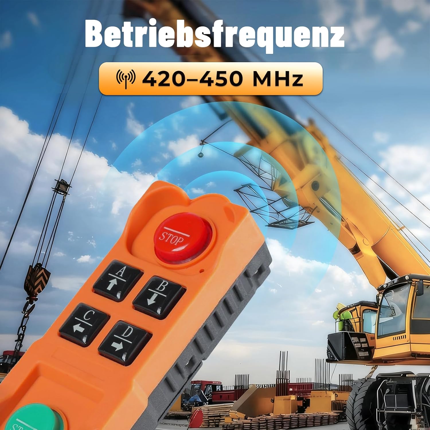 Telecomando W4 Wireless per Gru Industriale 100m - immagine 2