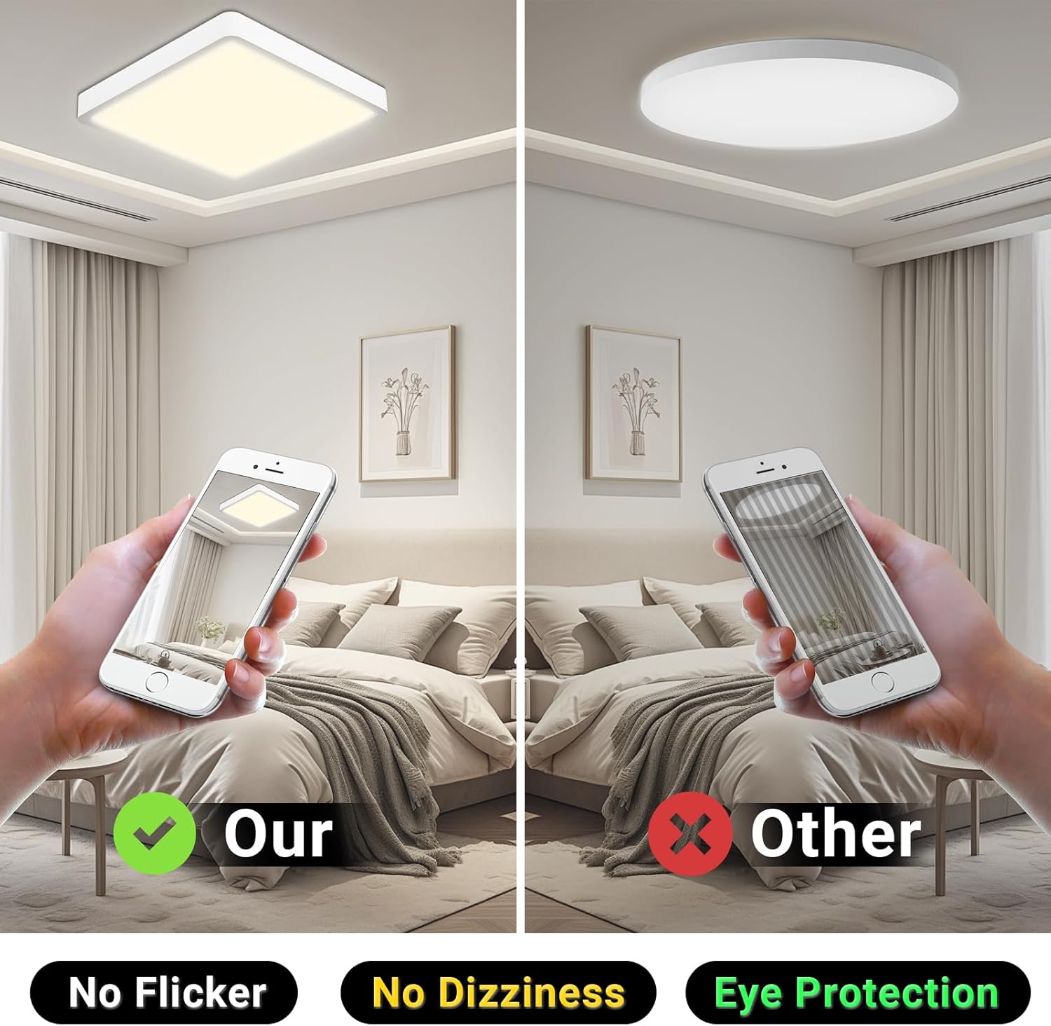 Lqwell® LED Plafoniera Quadrata 32W 4000K - immagine 4