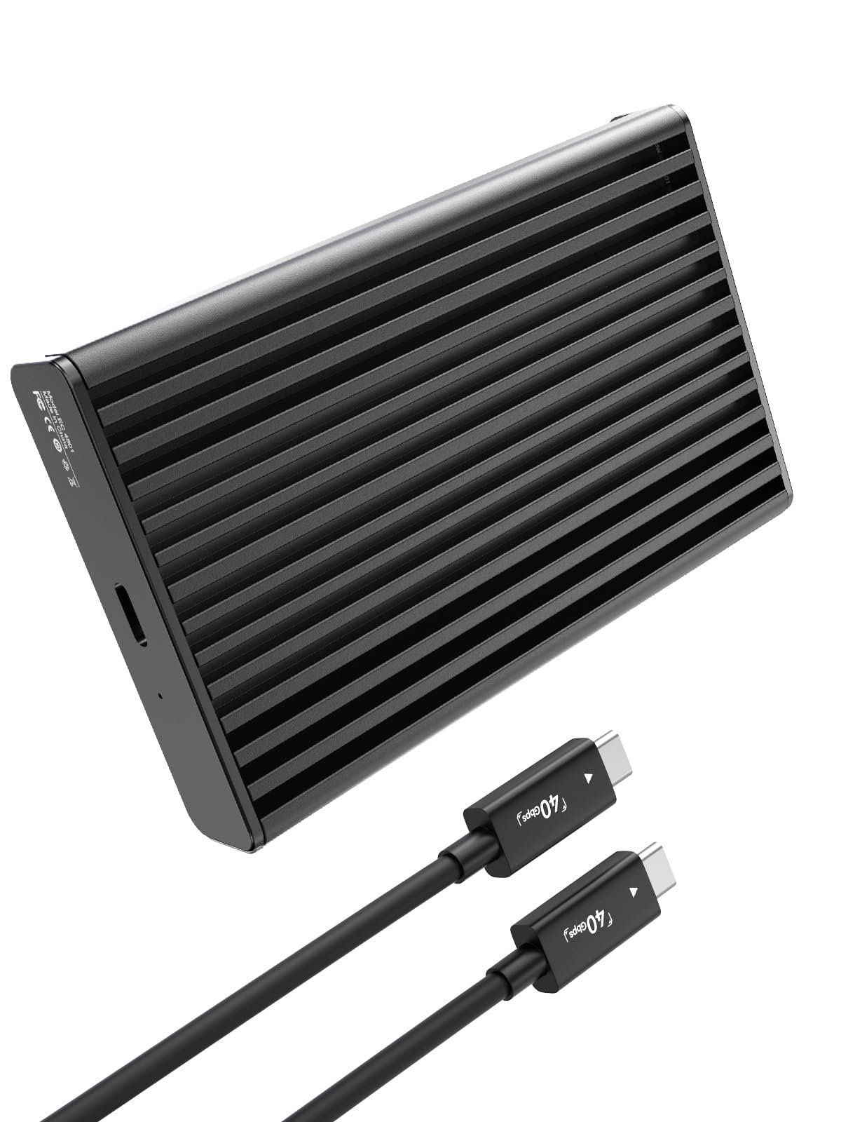 Anyoyo Enclosure SSD M.2 NVMe 40 Gbps in Alluminio
