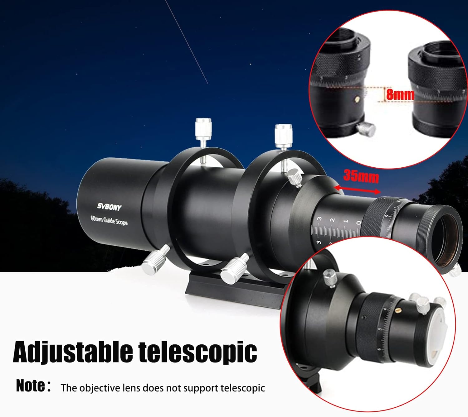 Svbony SV106 Telescopio Guider 60mm F4 - immagine 7